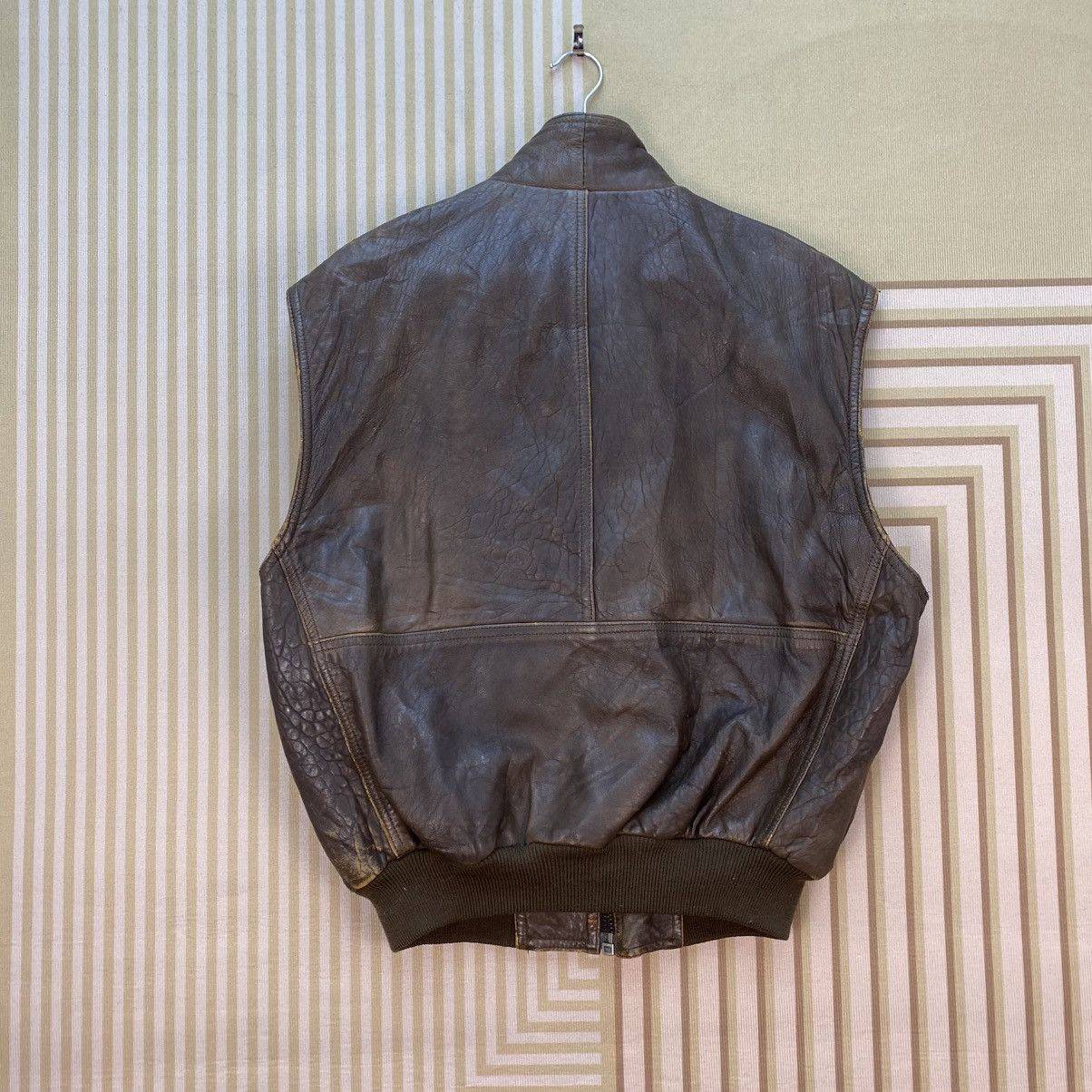 Japanese Brand 🫶Vtg Battle Freaks Aviation Vest Leather Inspired Type G1 Size US M / EU 48-50 / 2 - 2 Thumbnail