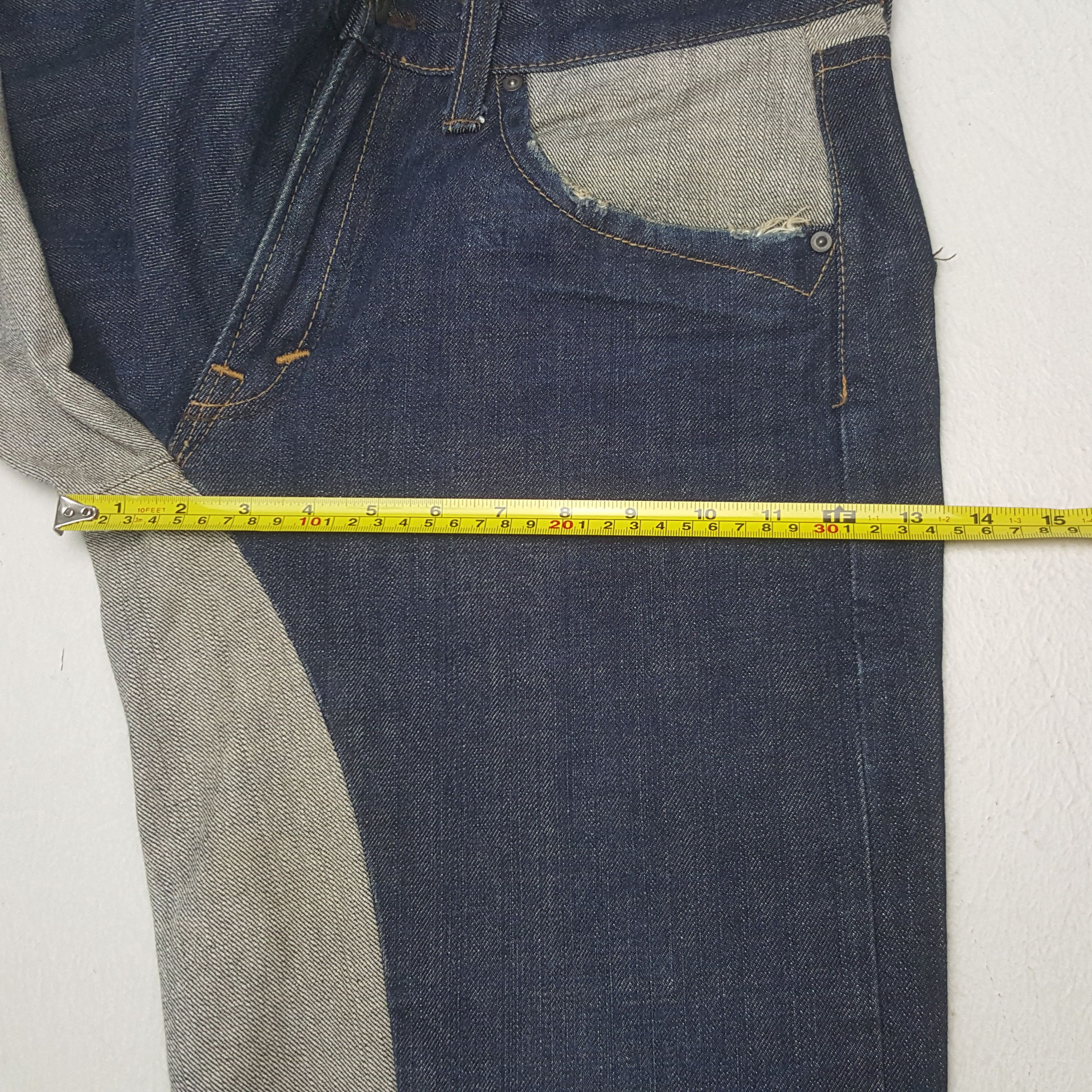 Japanese Brand Vintage Blue Way Japanese Rare Denim Jeans Size US 34 / EU 50 - 9 Thumbnail