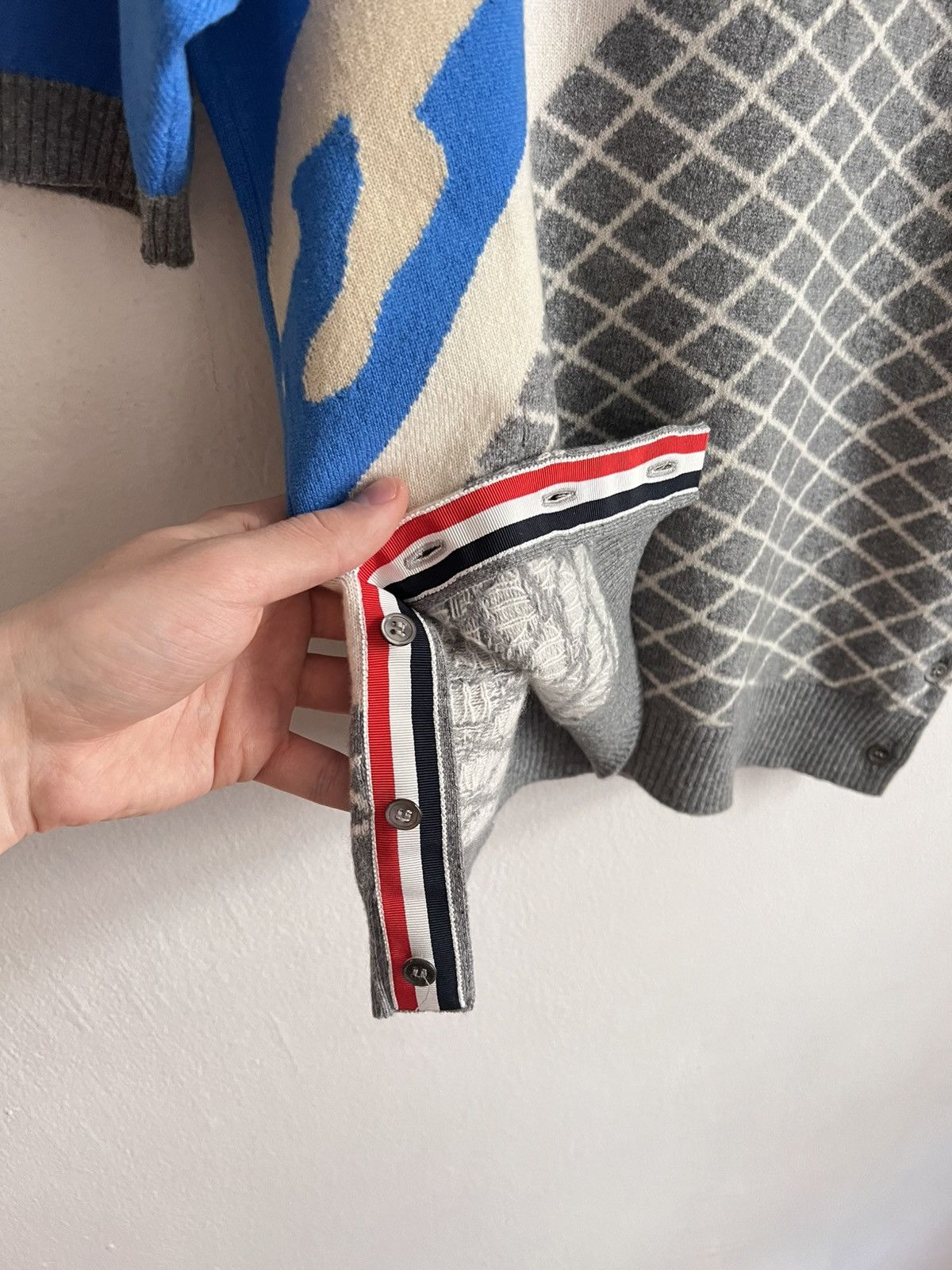 Thom Browne Thom Browne “swimmer” short sleeve cashmere sweater Size M / US 6-8 / IT 42-44 - 6 Thumbnail