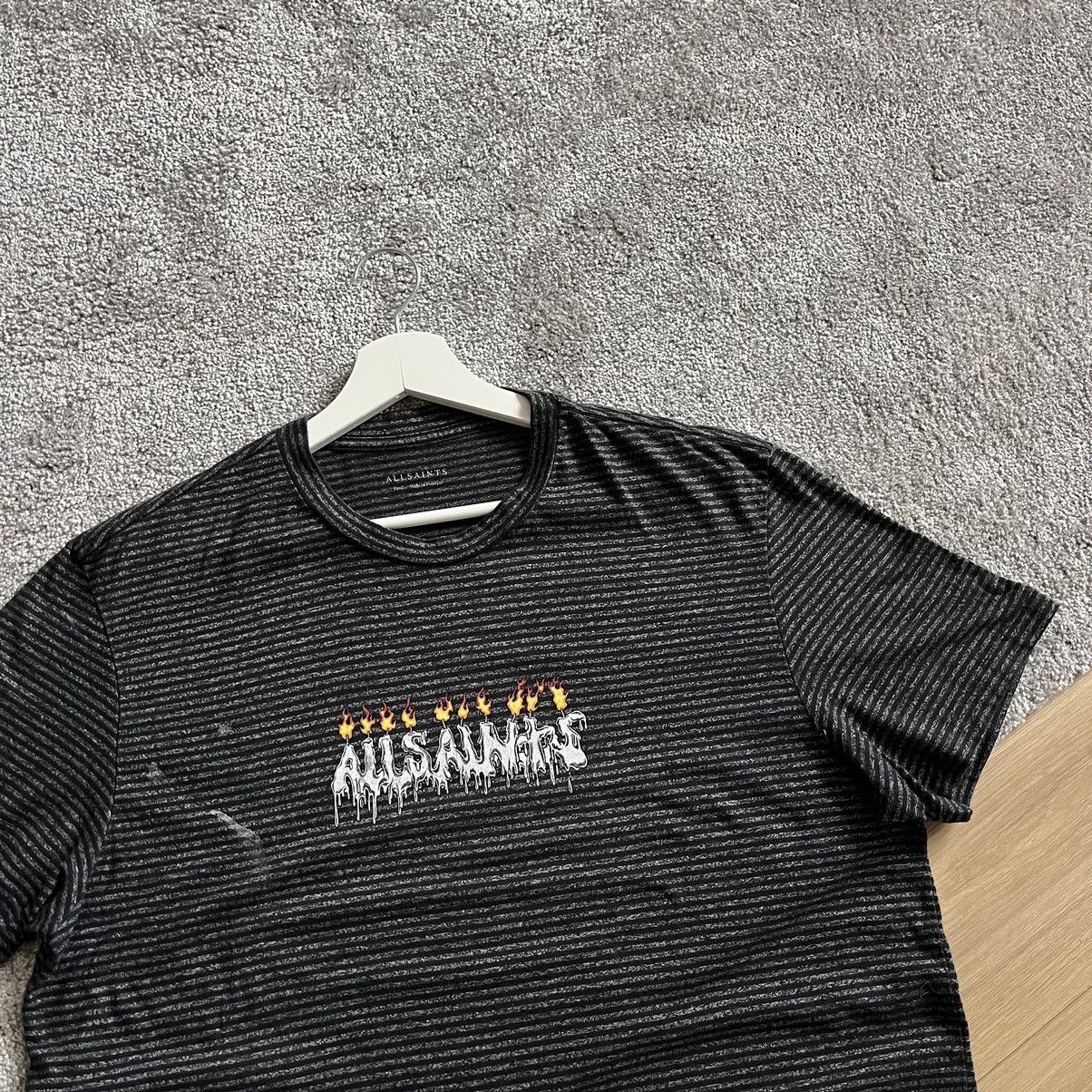 Allsaints Distressed All Saints Centre Logo Tee Size US S / EU 44-46 / 1 - 5 Thumbnail