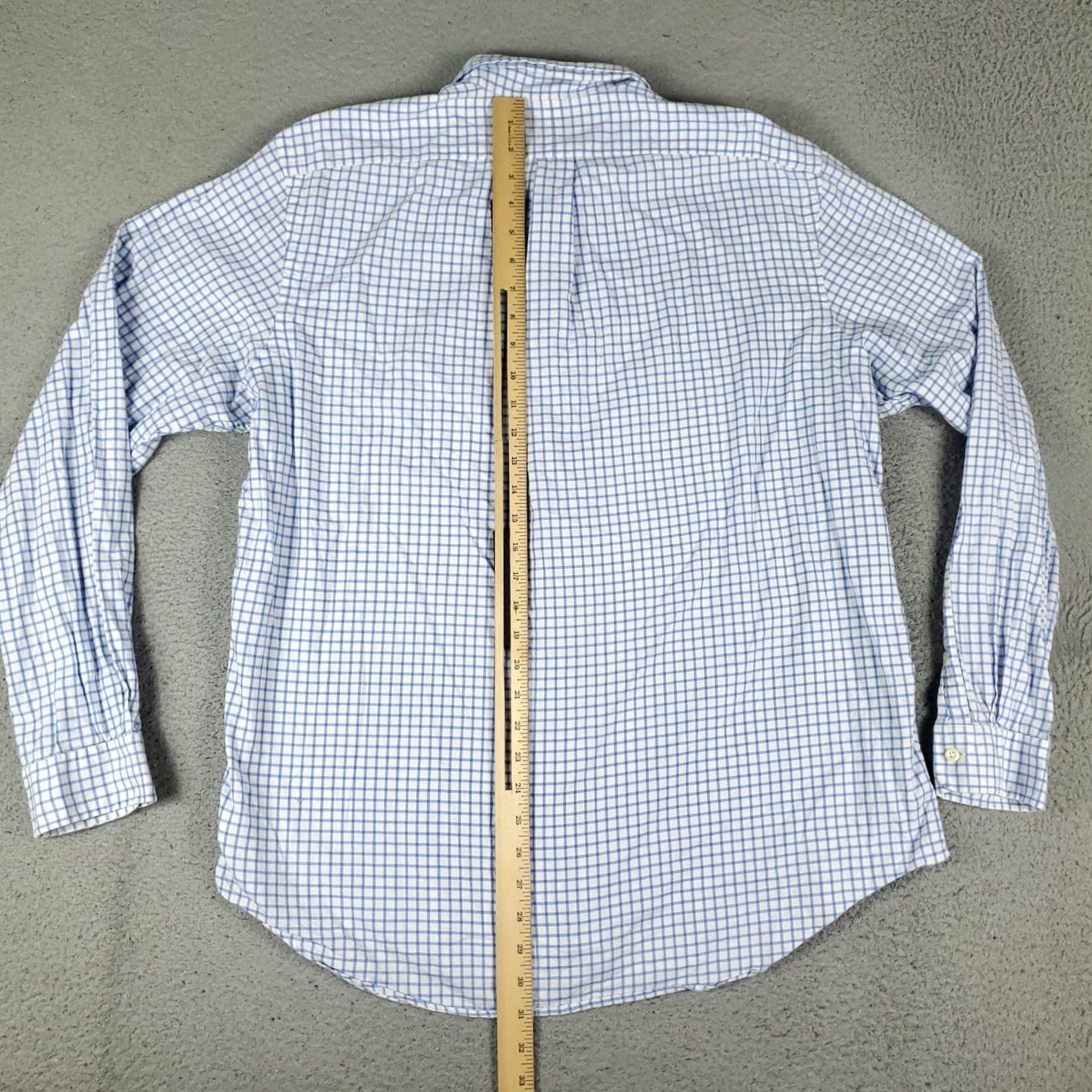 Ralph Lauren Ralph Lauren Shirt Mens XL Blue White Check Casual Button-Up Long Sleeve Button-Down Collared Size US XL / EU 56 / 4 - 4 Thumbnail