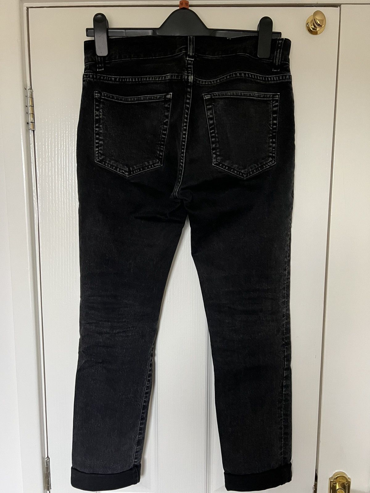 Acne Studios Acne Studios Thin Used Noir Skinny Jeans Black Thom Yorke Size US 29 - 3 Thumbnail