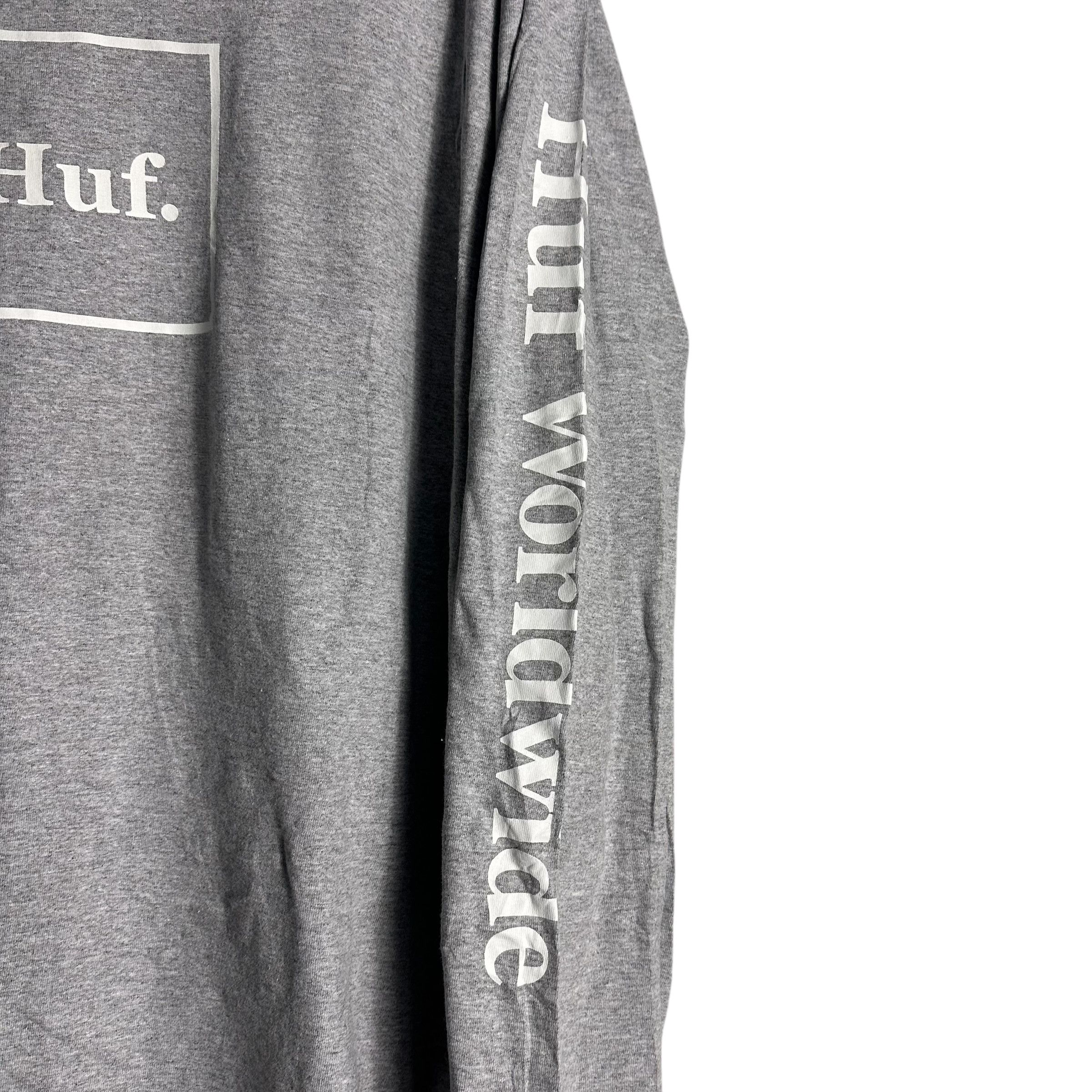 Huf 🔥RARE🔥Vintage HUF Skateboard Long Sleeve T-shirt Size US XL / EU 56 / 4 - 3 Thumbnail