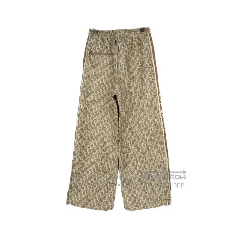 Dior Dior Khaki full logo drawstring trousers Size 25" / US 0 / IT 36 - 2 Thumbnail