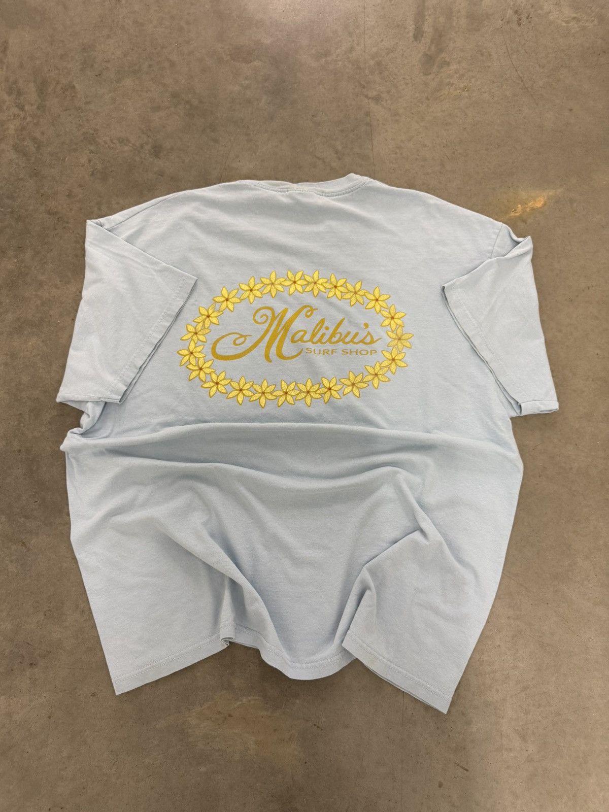 Billabong Malibus Surf Shop T Shirt Maryland Baby Blue Vintage 2000s Size US XL / EU 56 / 4 - 1 Thumbnail