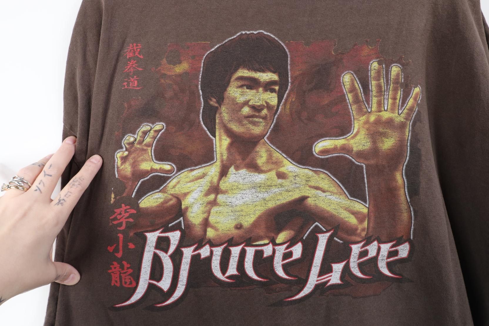 Vintage Vintage 90s Y2K Spell Bruce Lee Karate Short Sleeve T-Shirt Size US XL / EU 56 / 4 - 16 Thumbnail