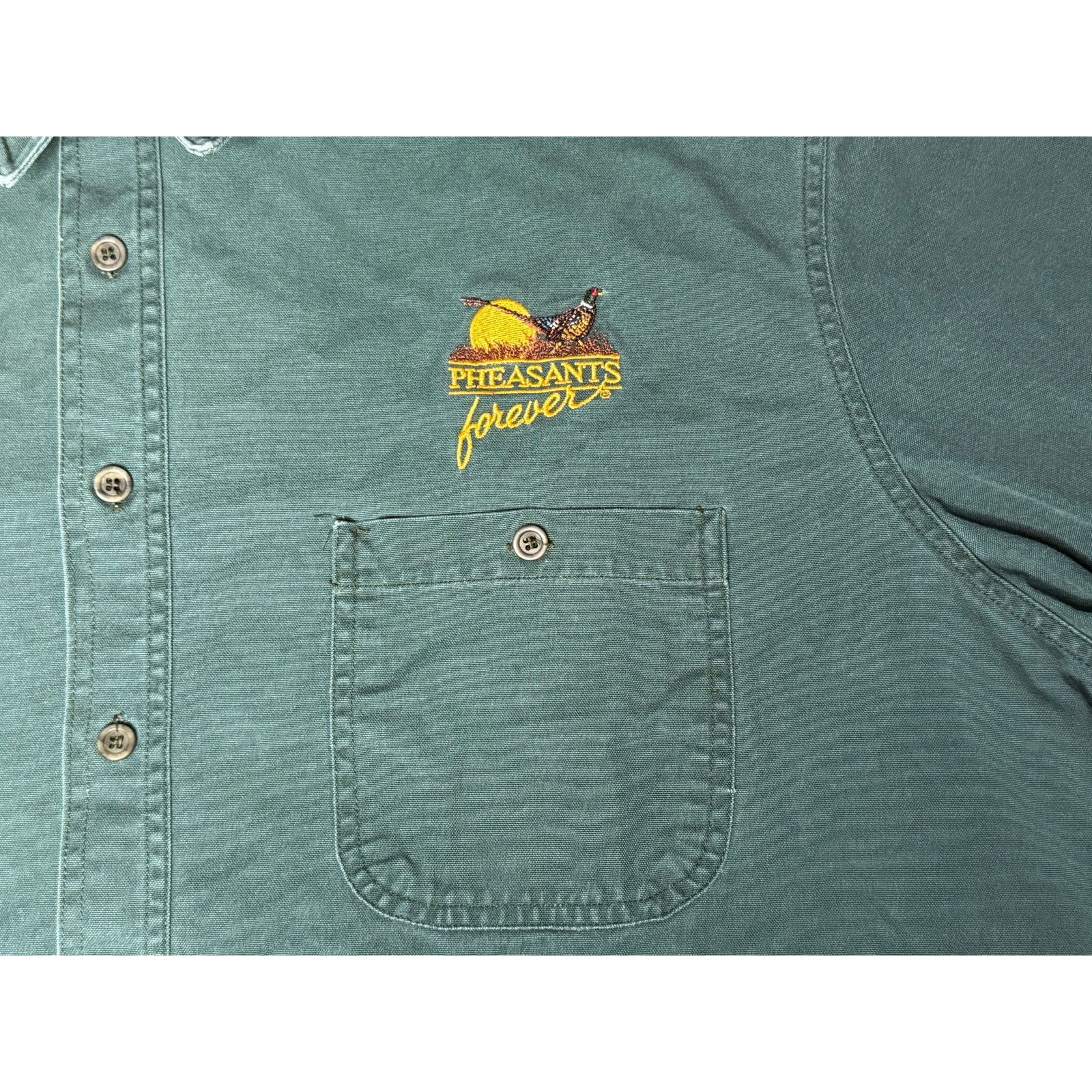 Redhead × Vintage Vintage 80s Pheasants Forever Button Up Hunting Shirt 2XL Size US XXL / EU 58 / 5 - 5 Thumbnail