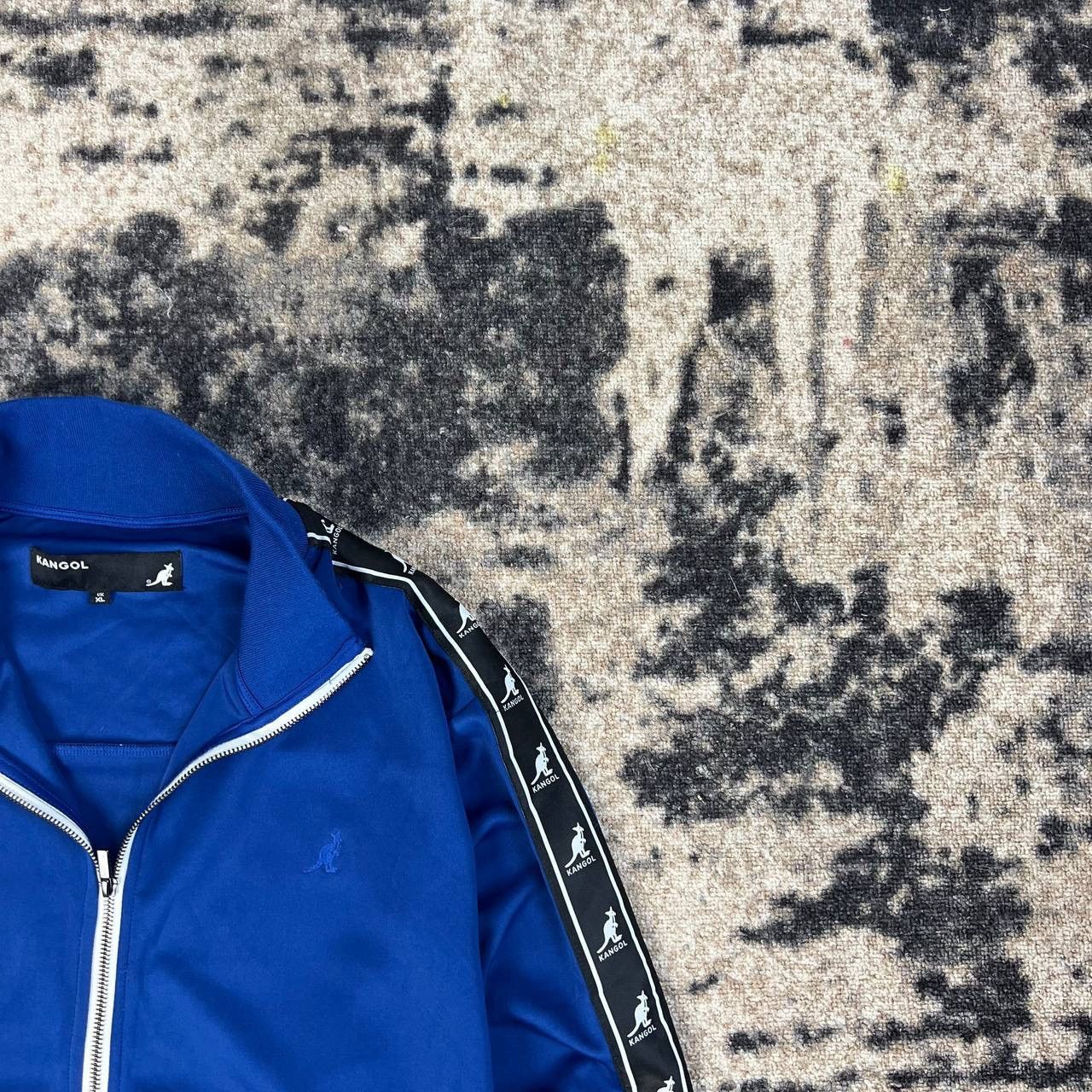 Kangol Kangol Multilogo Lampas Zip Up Track Jacket Size US XL / EU 56 / 4 - 2 Thumbnail
