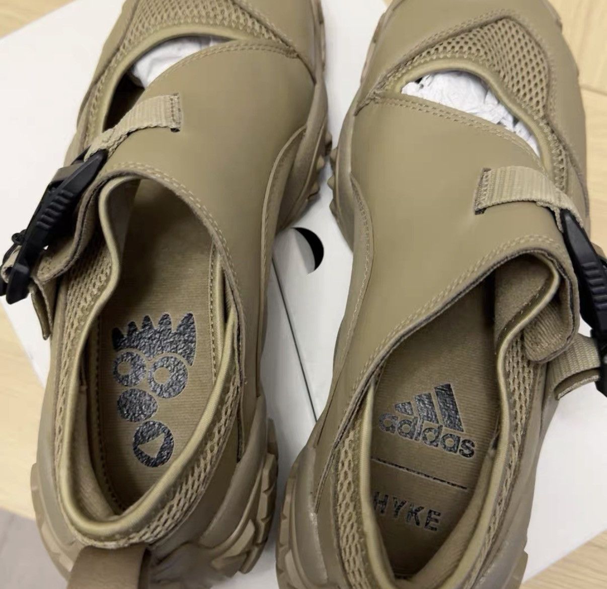Adidas adidas x Hyke XTA Sandal Functional Outdoor Sandals J44 Size US 9.5 / EU 42-43 - 2 Thumbnail