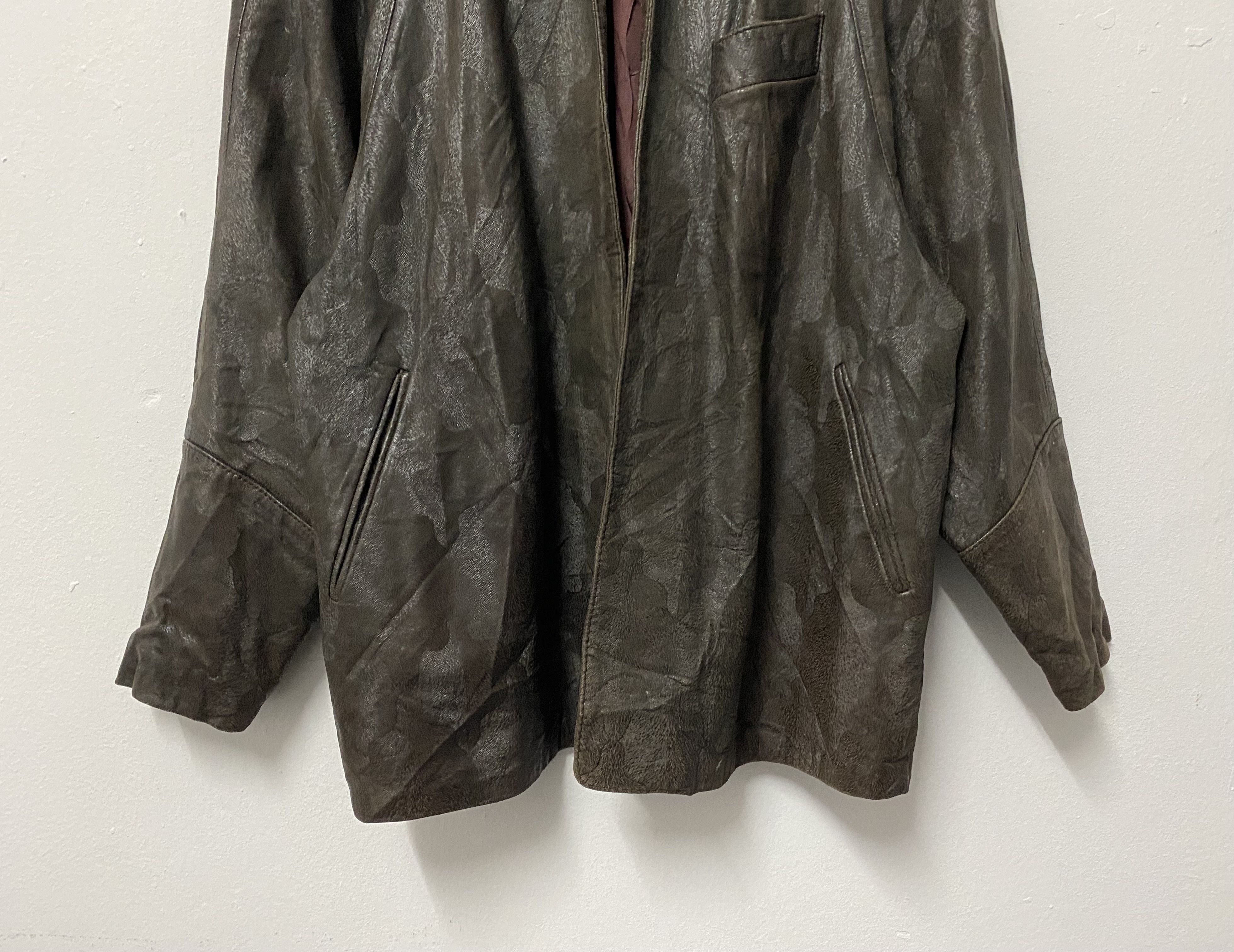 Dita Dita Martin Design Cuir Real Leather Buttonless Jacket Size US M / EU 48-50 / 2 - 5 Thumbnail