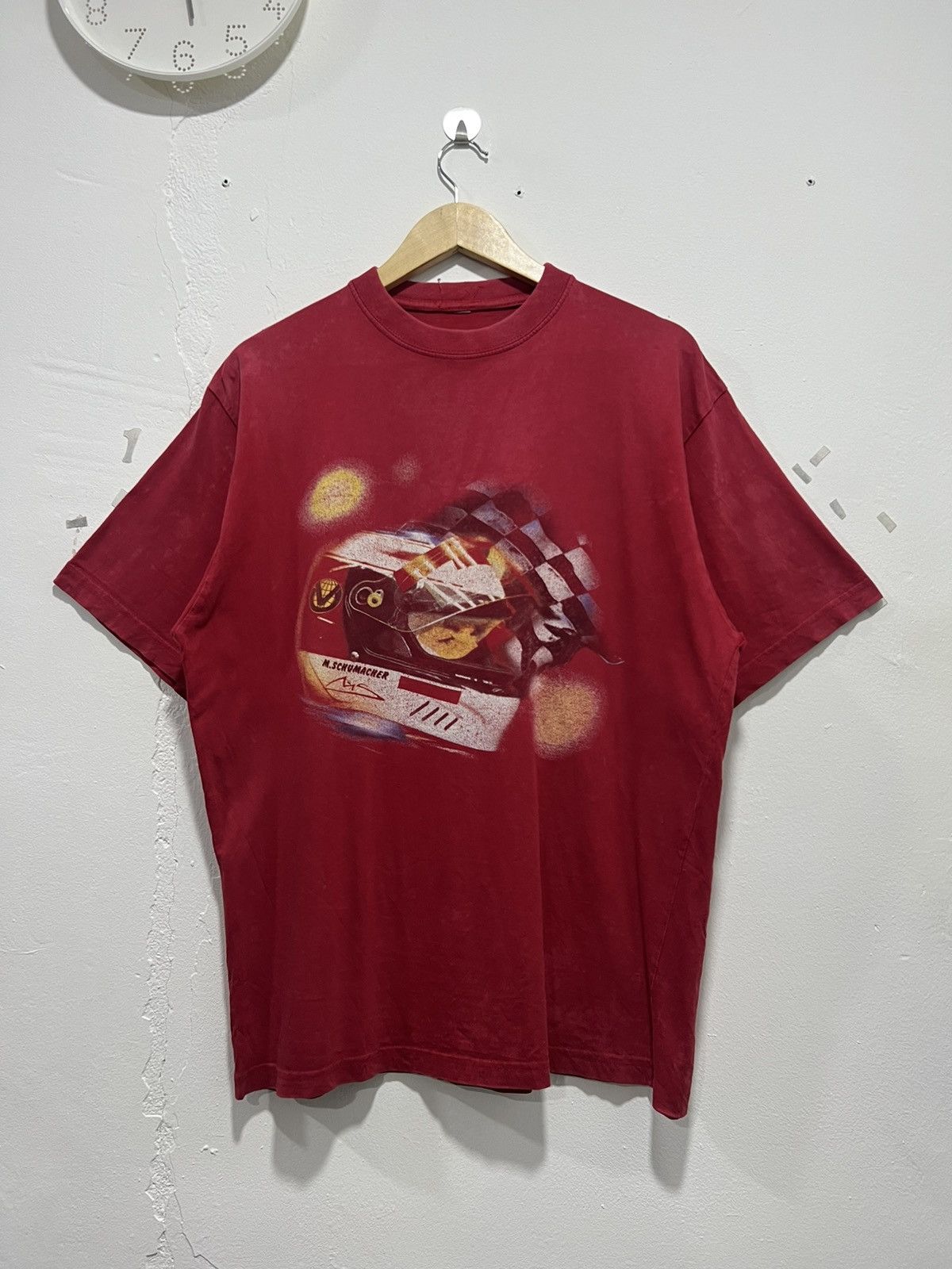 Formula 1 × Vintage Vintage 90’s Michael Schumacher Formula 1 Tshirt Size US L / EU 52-54 / 3 - 1 Thumbnail