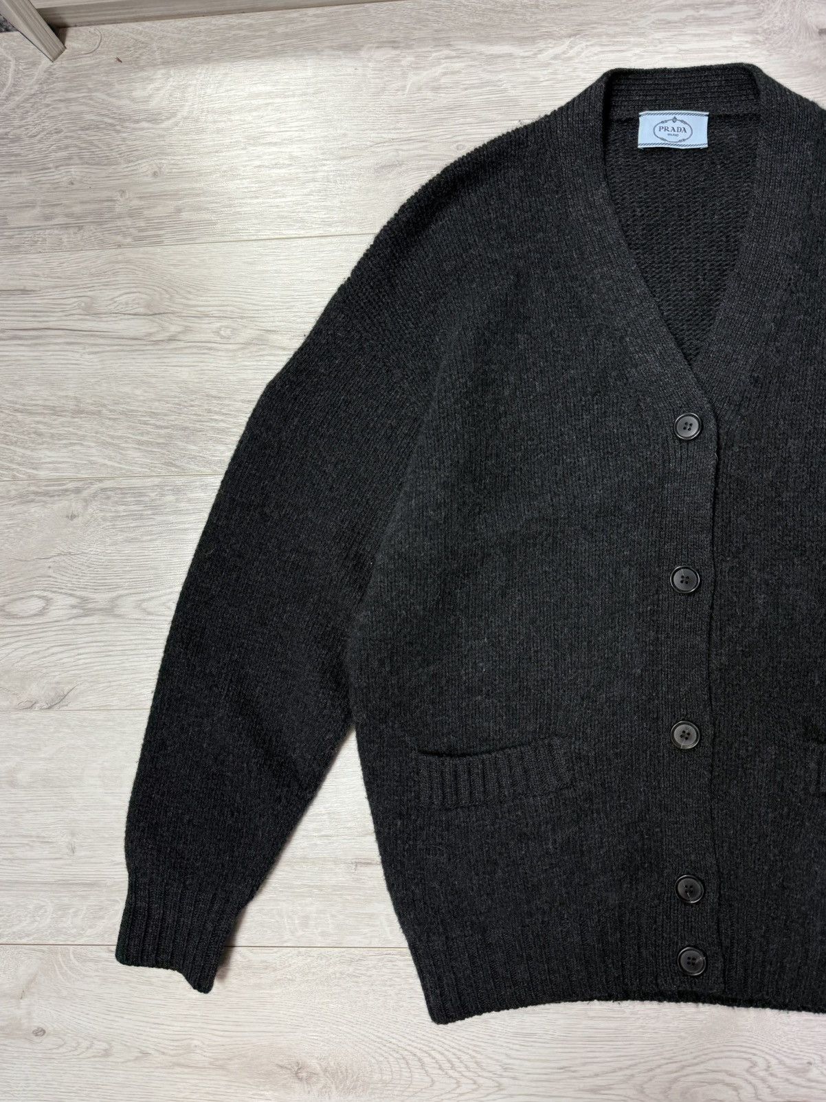 Prada Prada Milano Wool Cardigan Oversized Fit 2023 Button Sweater Size S / US 4 / IT 40 - 3 Thumbnail