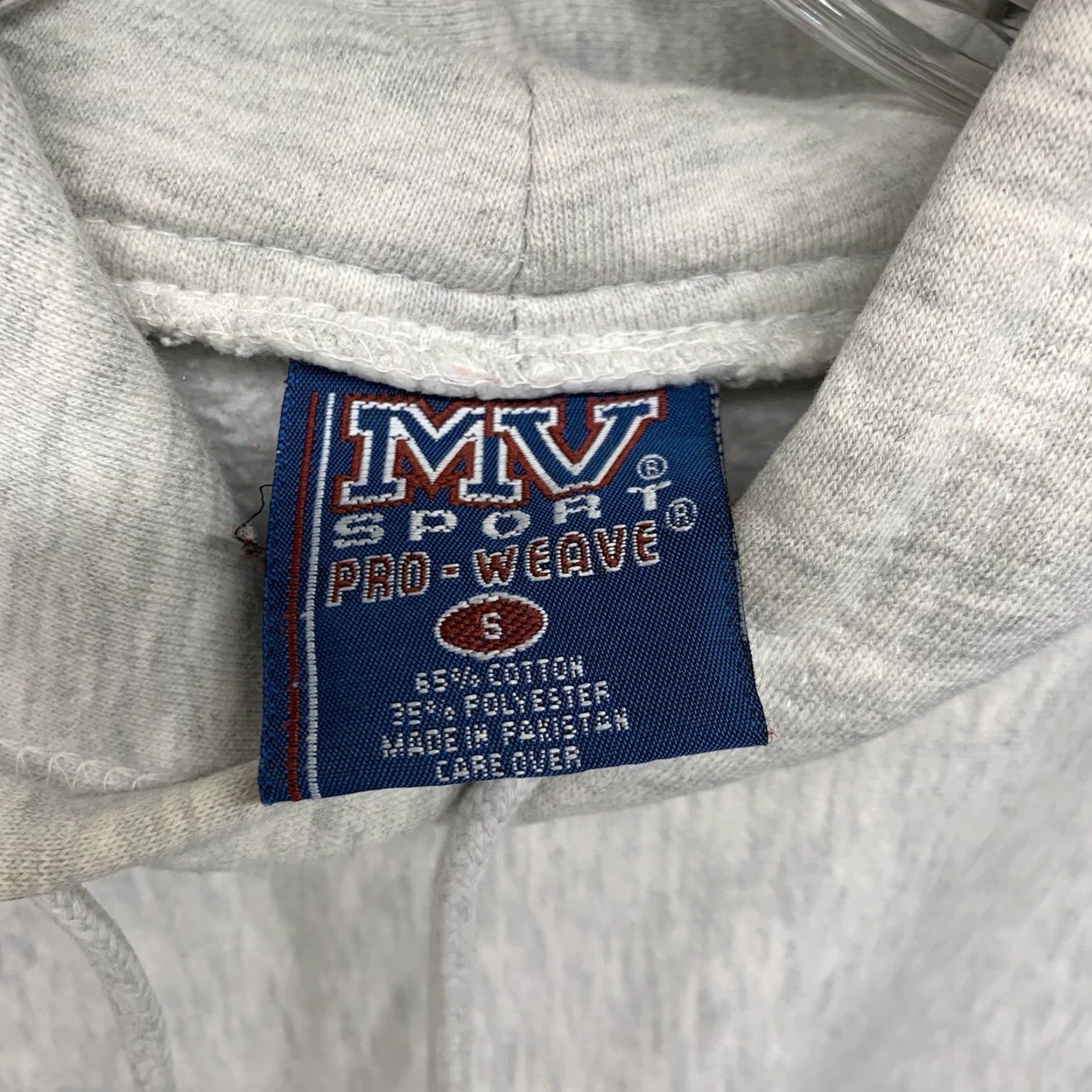 Vintage VINTAGE Michigan State Spartans Hoodie Sweatshirt Men Small Slim Grey College NCAA Fleece Pullover, Logo Size US S / EU 44-46 / 1 - 6 Thumbnail