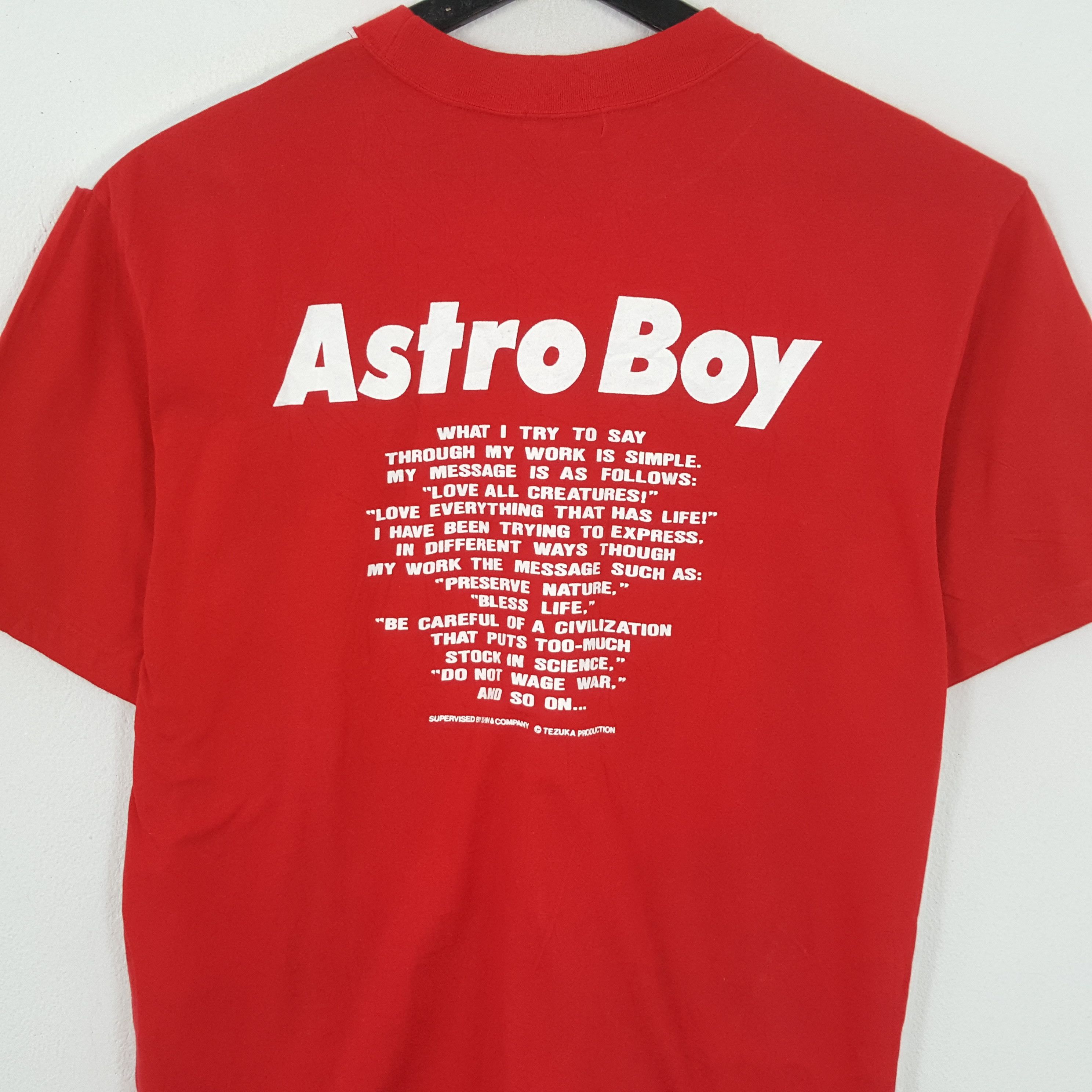 Anime × Vintage ASTRO BOY Japanese Anime Cartoon Rare Design Tshirt Size US L / EU 52-54 / 3 - 4 Thumbnail