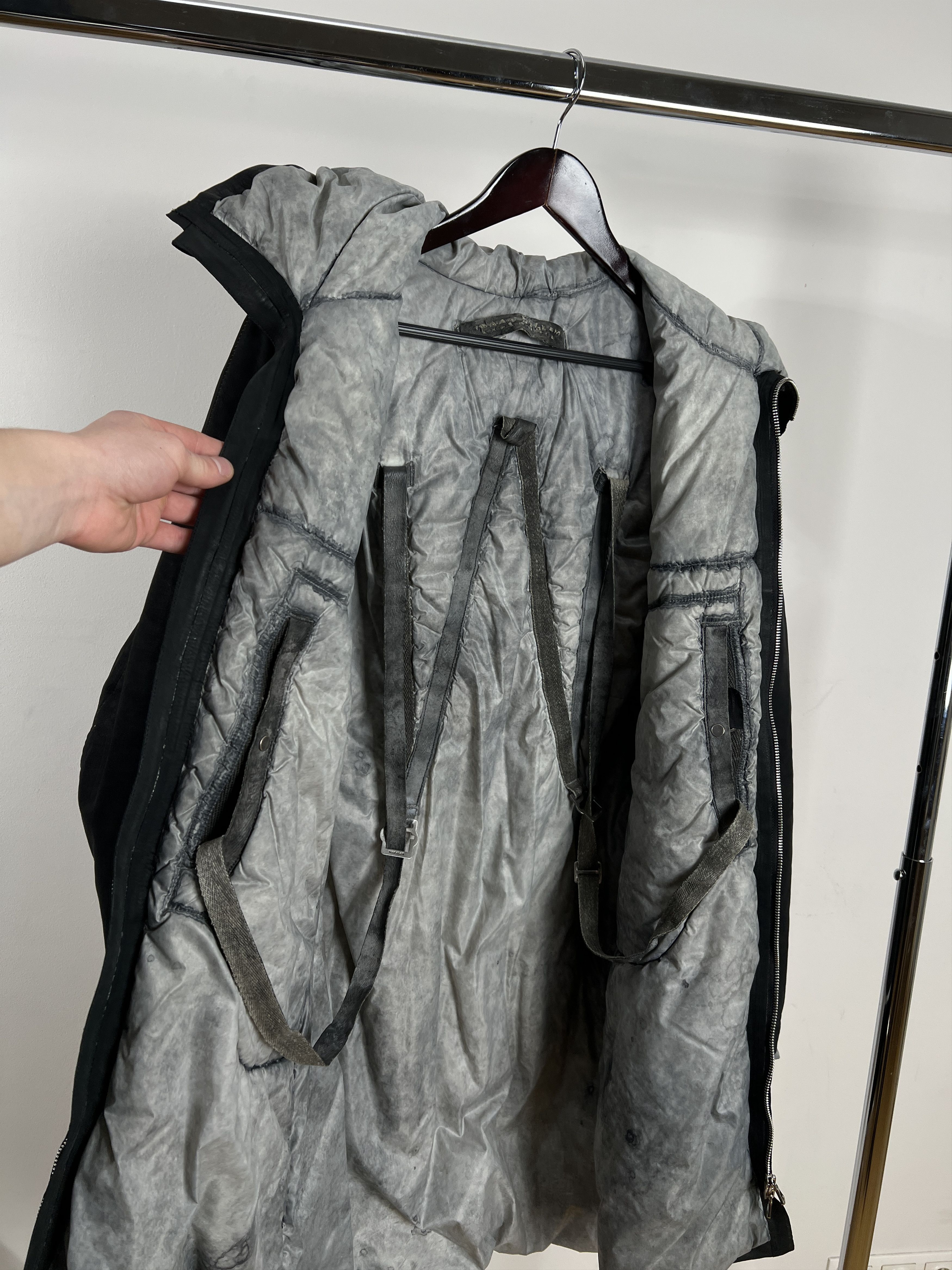 Isaac Sellam Experience ISAAC SELLAM EXPERIENCE LEATHER LONG JACKET Size XXL / US 16-18 / IT 52-54 - 14 Thumbnail