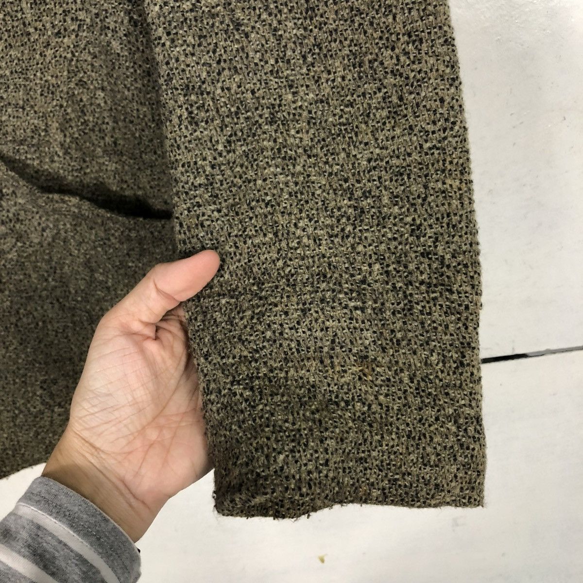 Emporio Armani 🔥VINTAGE WOOL HERRINGBONE JACKET EMPORIA ARMANI MADE ITALY Size US M / EU 48-50 / 2 - 17 Thumbnail