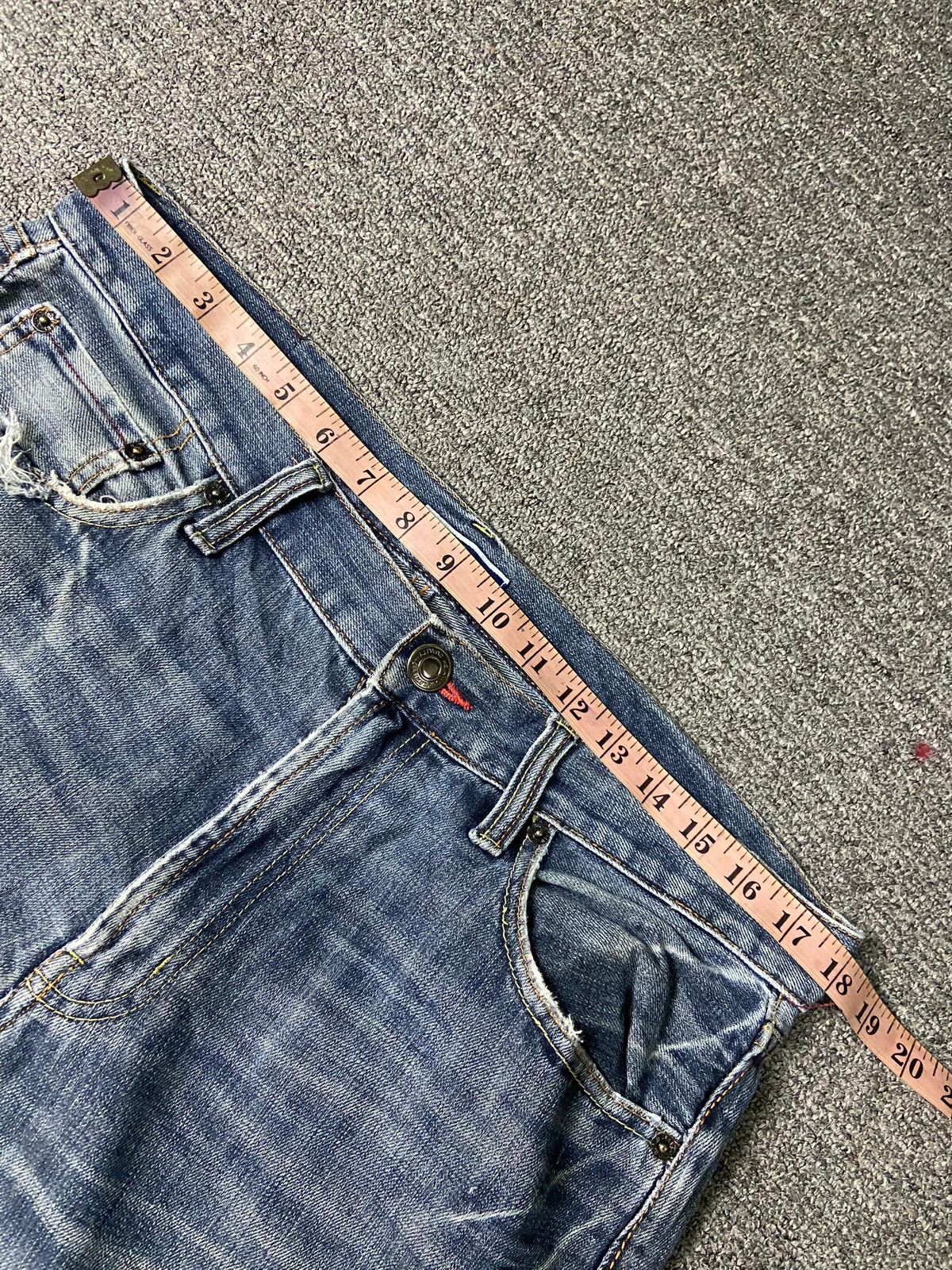 Japanese Brand × Seditionaries × Vintage VILLAND Brand Distressed Denim Ripped Jeans (131) Size US 36 / EU 52 - 7 Thumbnail