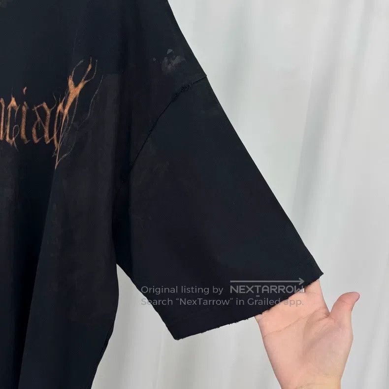 Balenciaga Balenciaga Mud dyed Sanskrit printed short sleeves Size US S / EU 44-46 / 1 - 4 Thumbnail