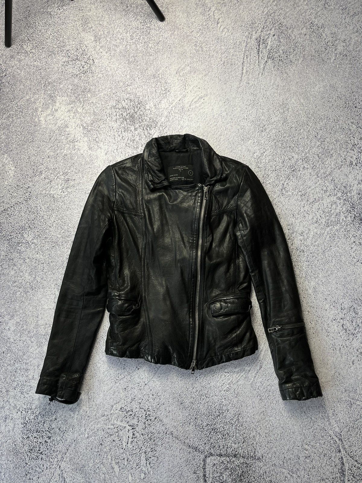 Allsaints Vintage Allsaints Balfern Leather Biker Jacket Japan Size M / US 6-8 / IT 42-44 - 1 Thumbnail