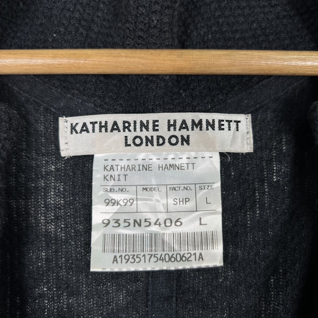 Katharine Hamnett London 🔥 VINTAGE KATHARINE HAMNETT LONDON CARDIGAN Size US L / EU 52-54 / 3 - 13 Thumbnail