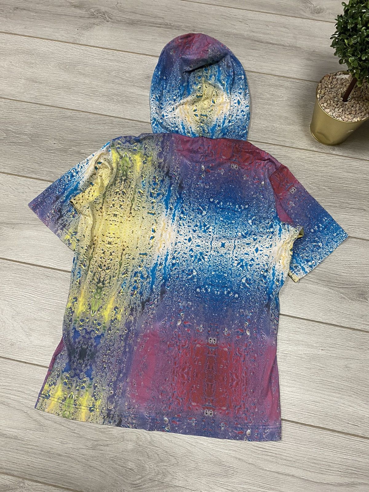 Yohji Yamamoto Y-3 Yohji Yamamoto x Adidas painted over print hoodie Size US S / EU 44-46 / 1 - 7 Thumbnail