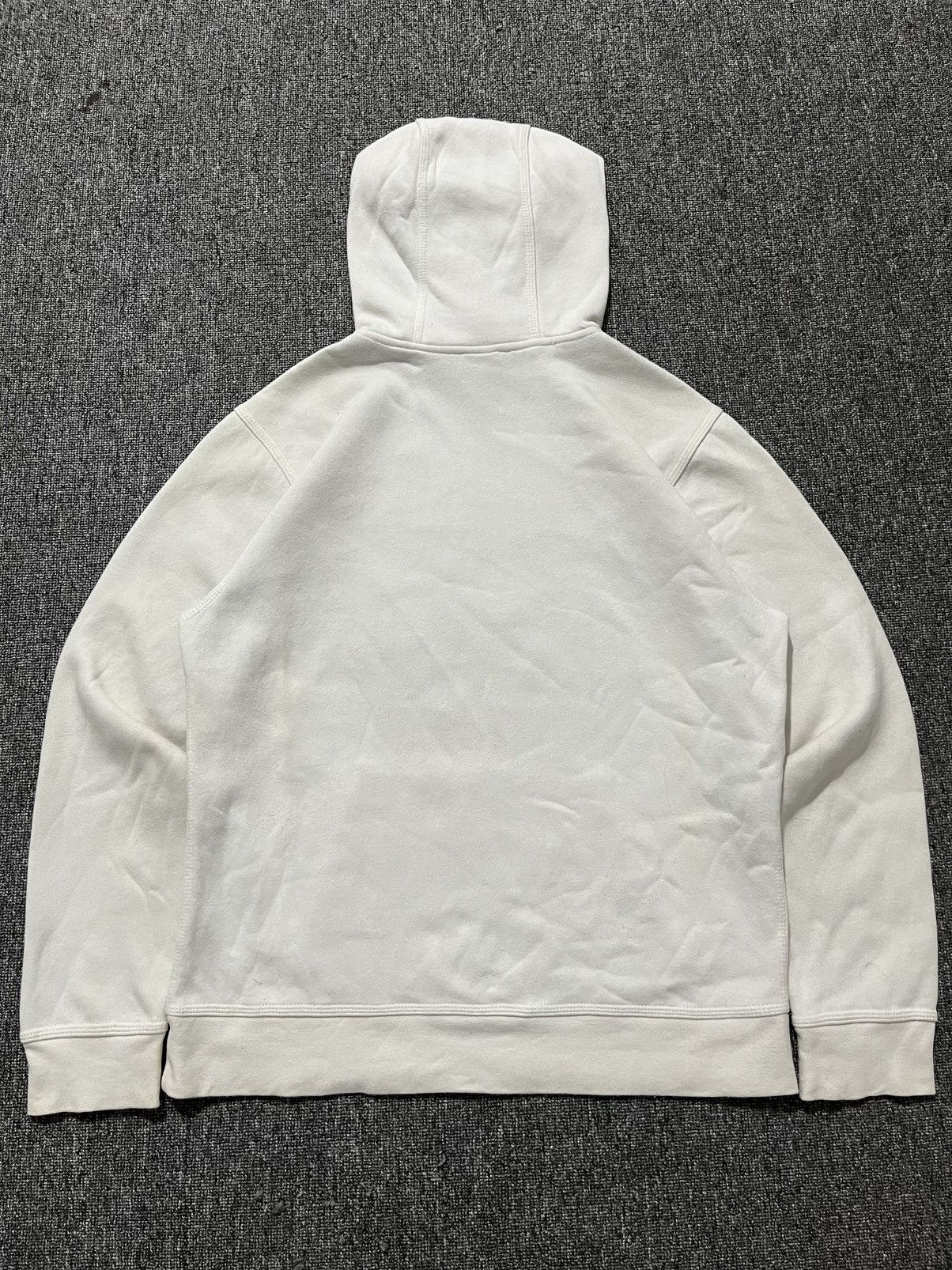 Nike 2000s Rare Nike centre logo hoodie white Size US M / EU 48-50 / 2 - 3 Thumbnail