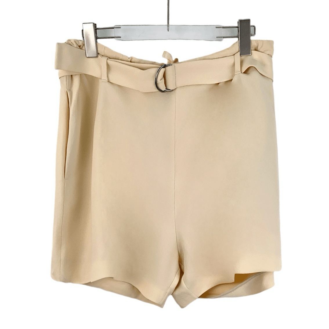 Brunello Cucinelli Brunello Cucinelli Silk Shorts Beige Relaxed Fit (Size S) Size 38" / US 16 / IT 52 - 1 Thumbnail