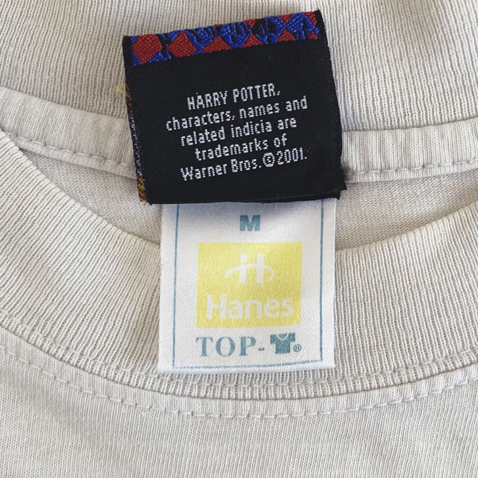Hanes Vintage HARRY POTTER 2001 T Shirt Sorcerer Stone Hogwarts Size US M / EU 48-50 / 2 - 5 Thumbnail