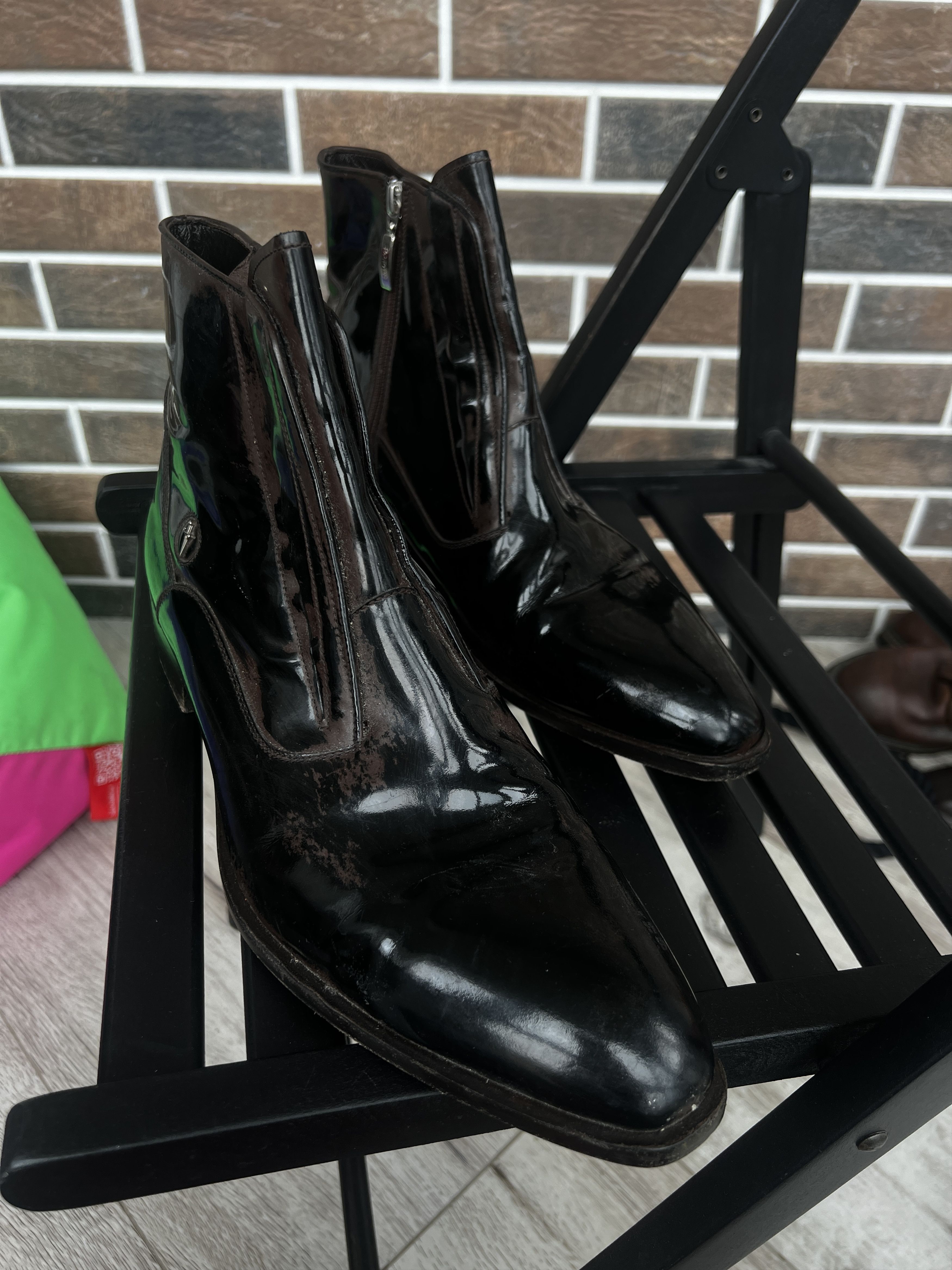 Designer × Paciotti CESARE PACIOTTI VINTAGE CHELSEA BOOTS Size US 10.5 / EU 43-44 - 11 Thumbnail