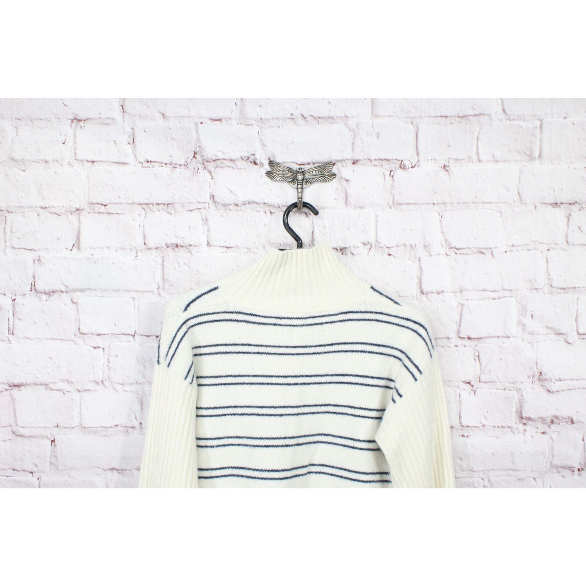 L.L. Bean LL Bean Striped Turtleneck Sweater Women's XS Petite Size XS / US 0-2 / IT 36-38 - 4 Thumbnail