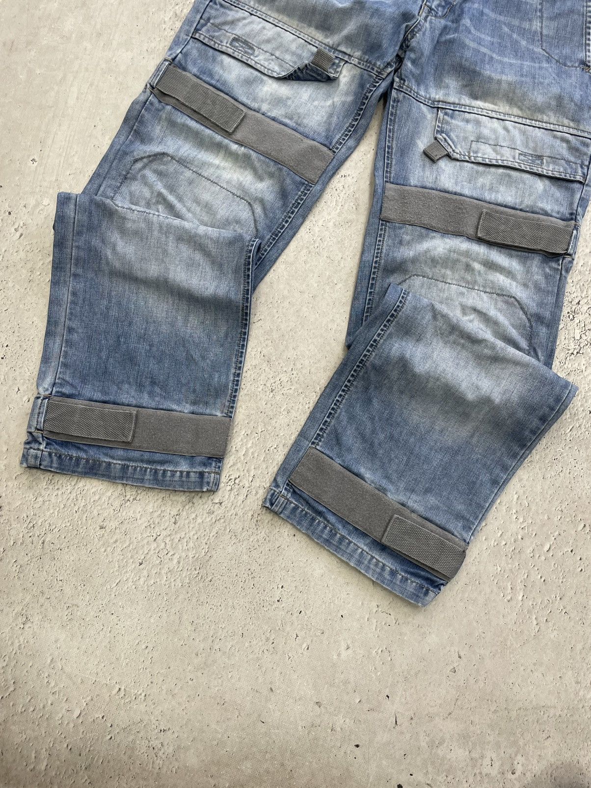 Diesel Diesel cargo denim distressed jeans y2k avant garde Size US 34 / EU 50 - 8 Thumbnail