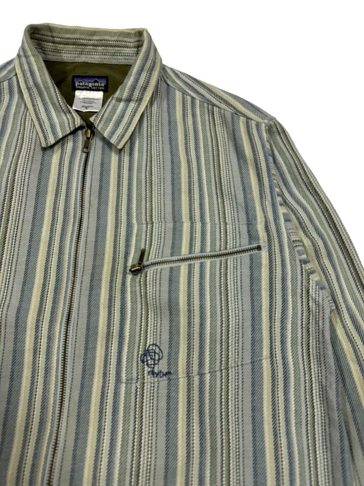 Patagonia 2000’s Patagonia Organic Cotton Hickory RhyTHM SERIES Zip up Size US S / EU 44-46 / 1 - 7 Thumbnail