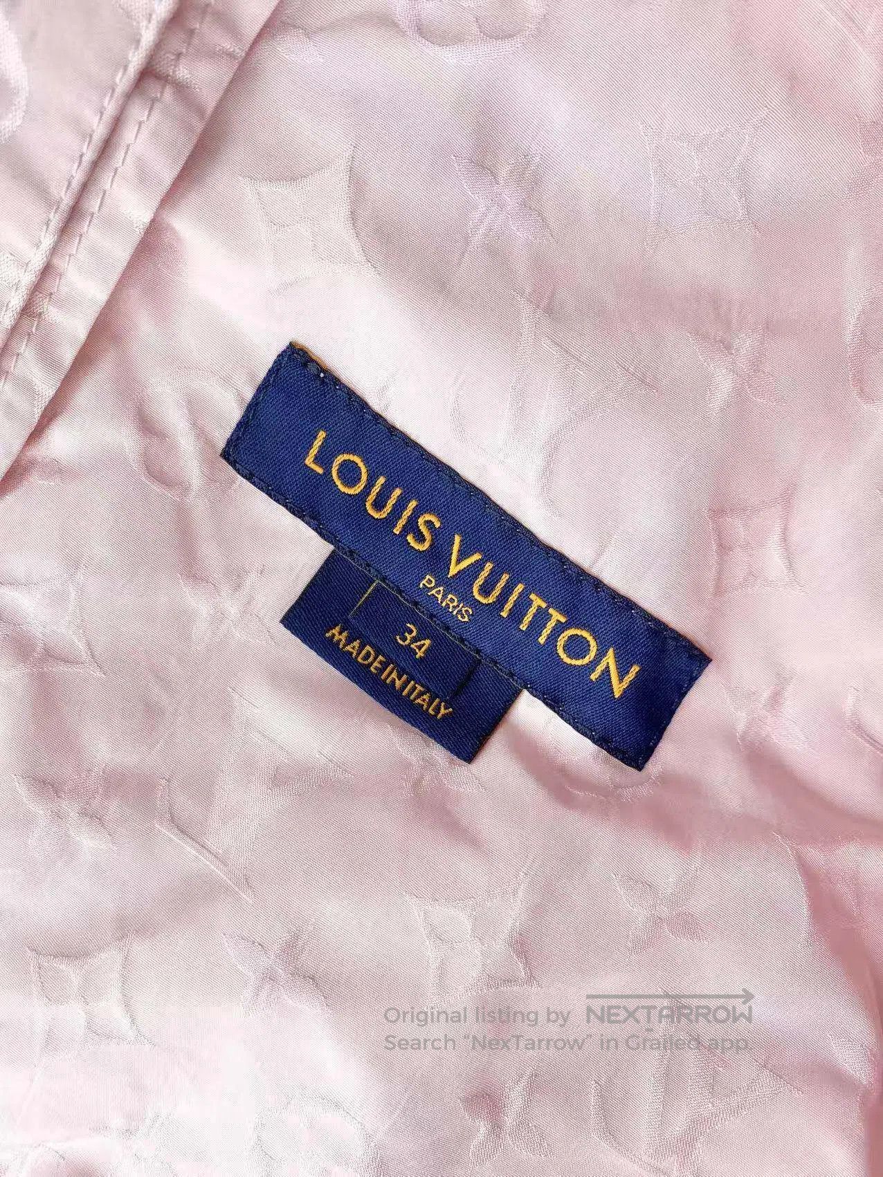 Louis Vuitton Louis Vuitton Pink old flowers are full of printed jackets Size 4XL / US 24-26 - 5 Thumbnail