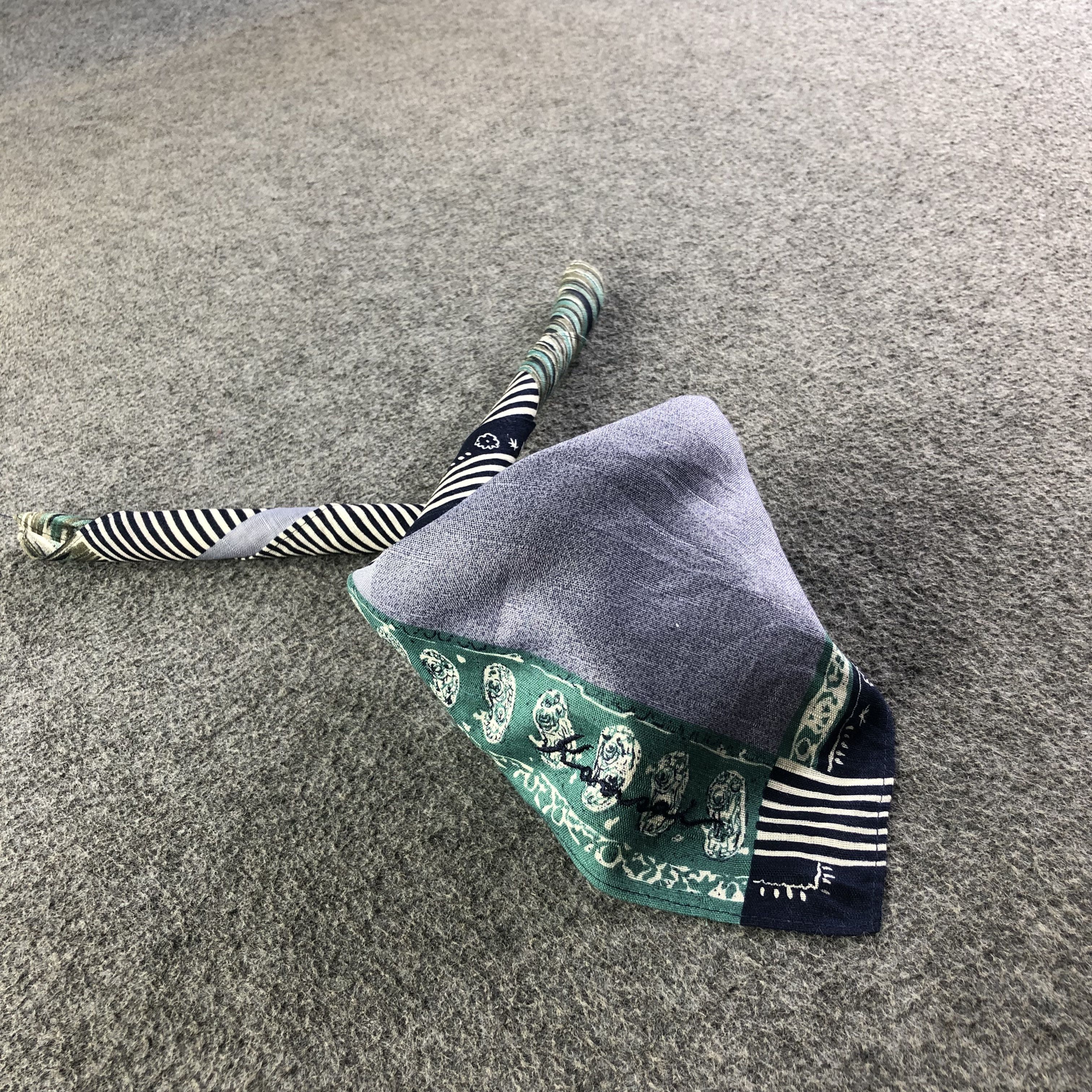 Kansai Yamamoto × Vintage Kansai Handkerchief Neckerchief Bandana H2311 Size ONE SIZE - 2 Thumbnail