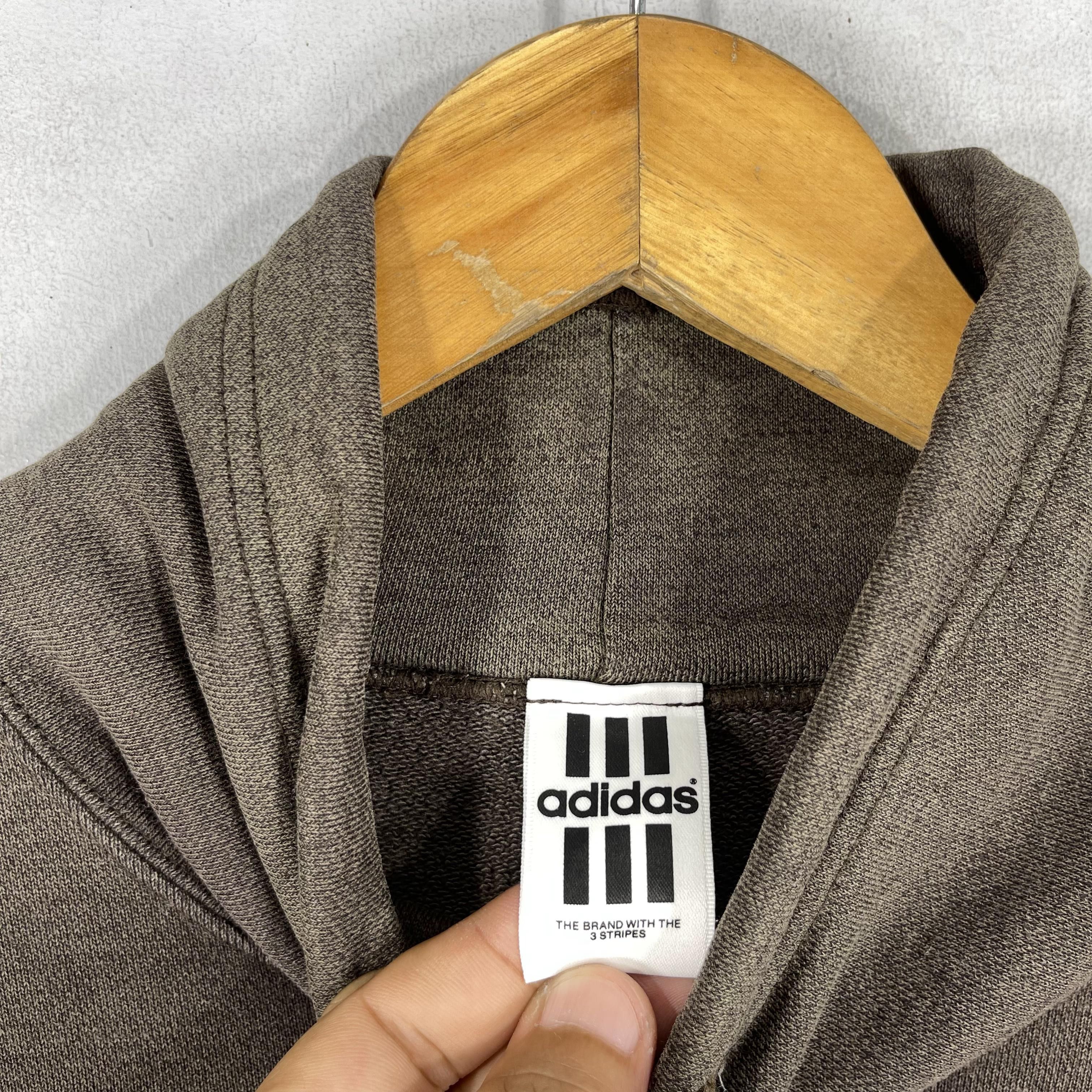 Adidas × Vintage Vintage ADIDAS Three Stripes Sun Faded Pullover Sweater Size US L / EU 52-54 / 3 - 5 Thumbnail