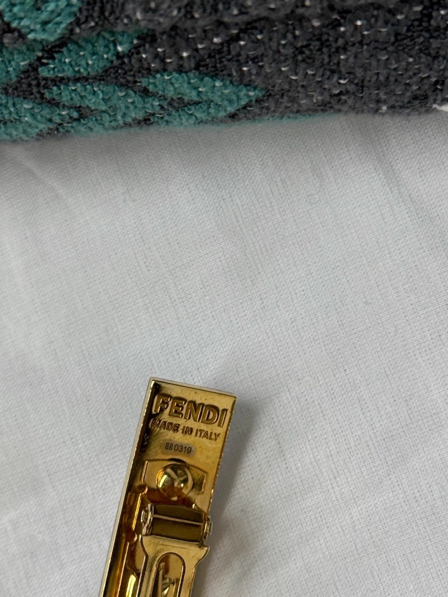Fendi FF Monogram Hair Clip