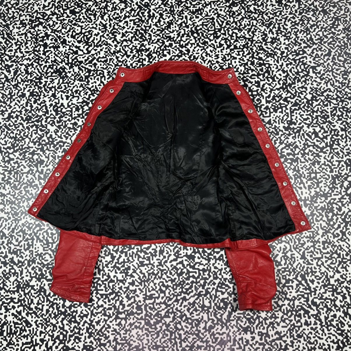 Japanese Brand Vintage Y2K Japanese Leather Jacket With Straps Moto Style Size S / US 4 / IT 40 - 21 Thumbnail