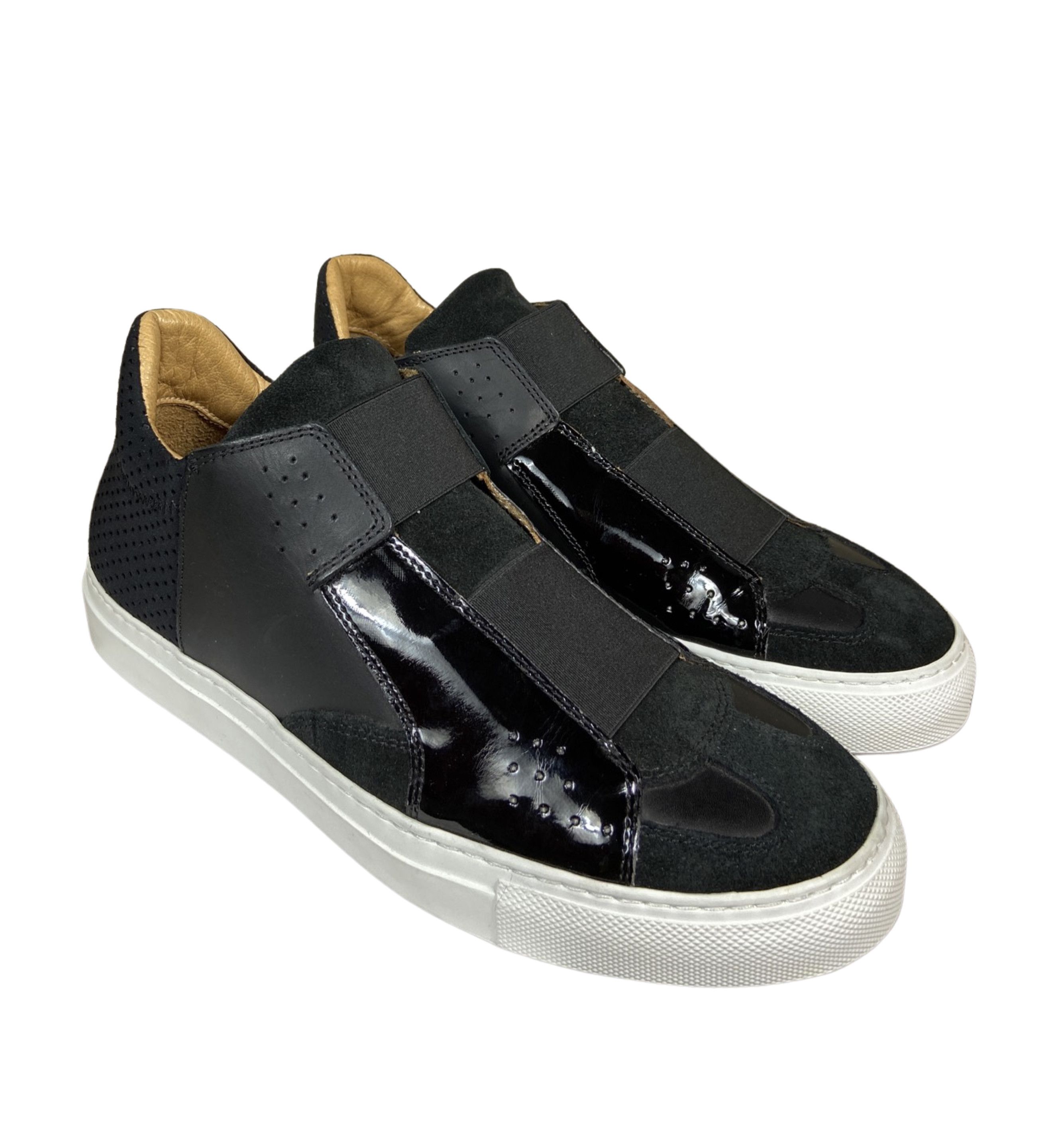 Maison Margiela Maison Margiela 6 Black Suede Low Top Sneakers Size US 8 / IT 38 - 1 Thumbnail