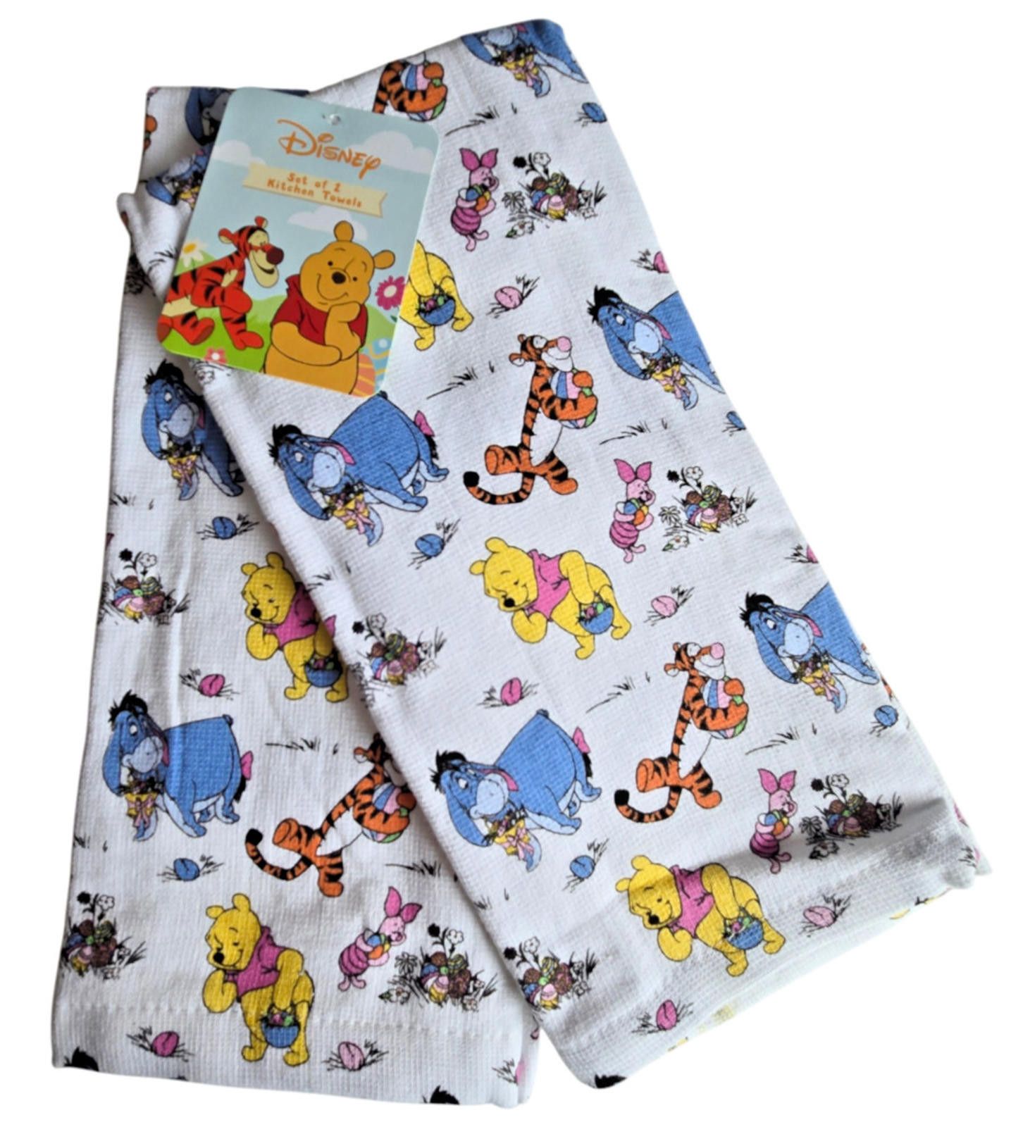Disney Disney Pooh Eeyore Easter Kitchen Towels Set NWT Size ONE SIZE - 1 Thumbnail