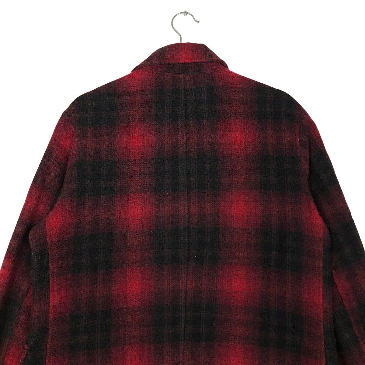 Japanese Brand 🔥VINTAGE LEVI FLANNEL WOOL JACKET TARTAN DESIGN PUNK STYLE Size US M / EU 48-50 / 2 - 9 Thumbnail
