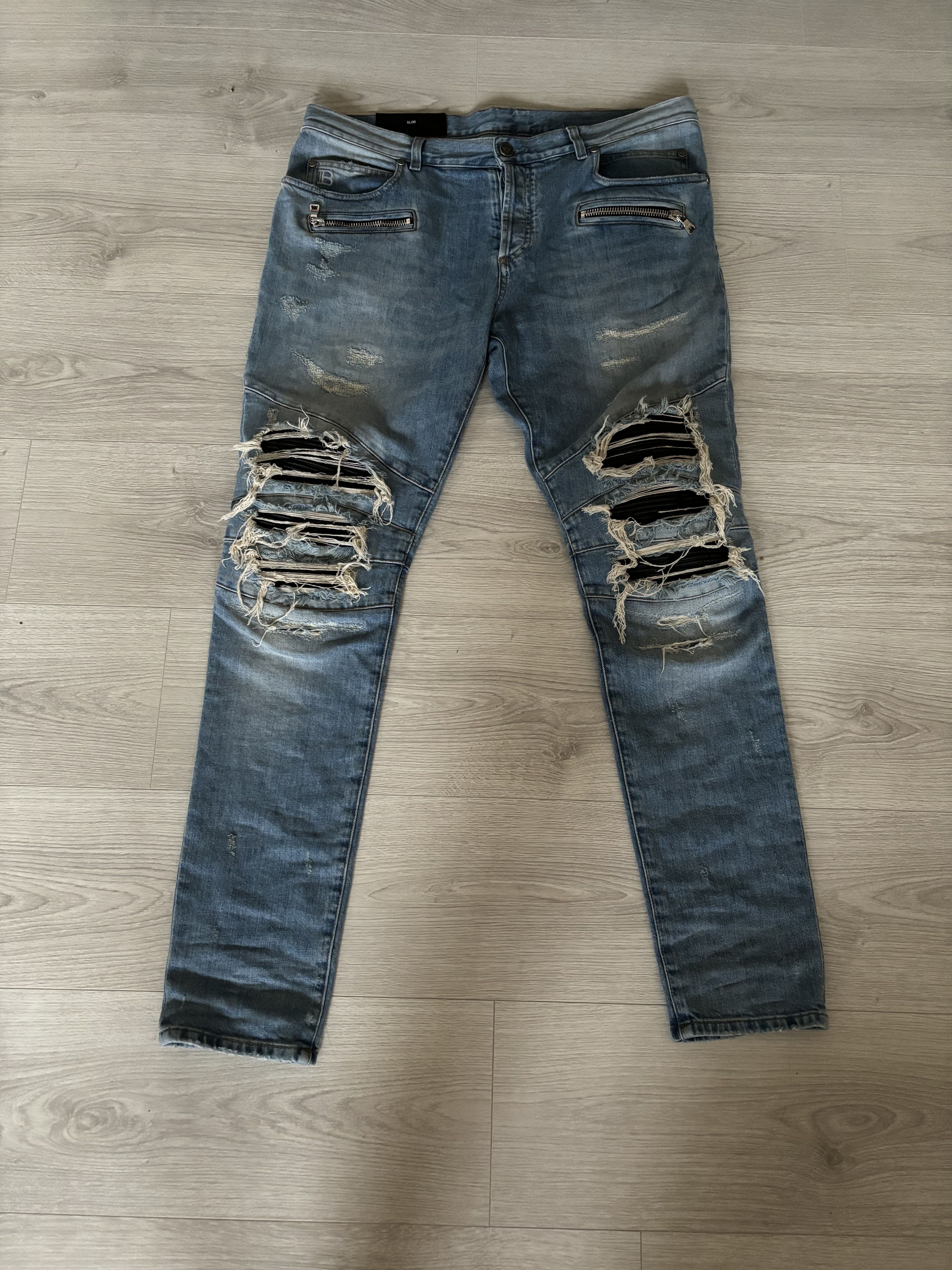 Balmain Balmain biker jeans Size US 36 / EU 52 - 1 Thumbnail
