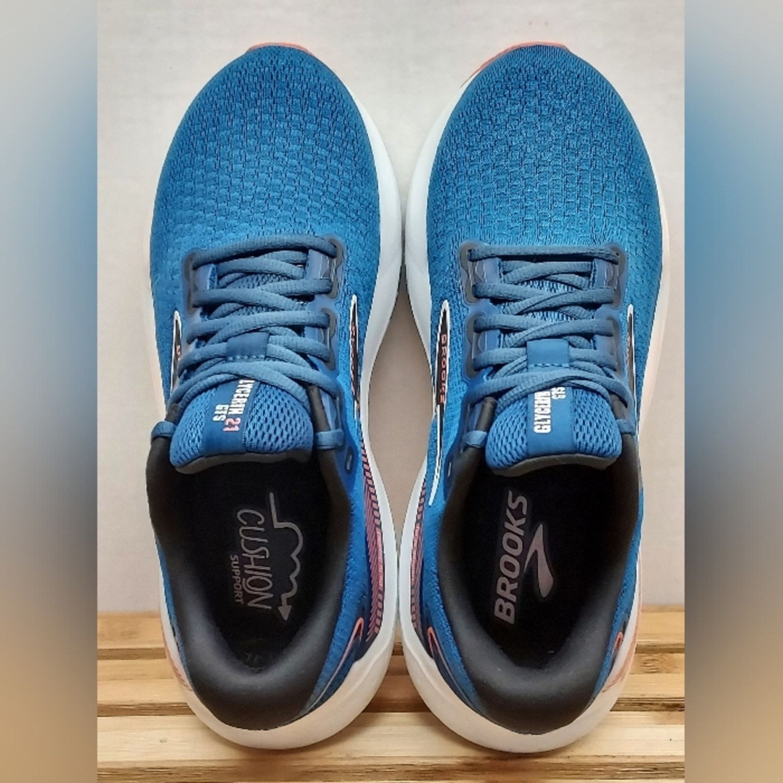Brooks Brooks Womens Blue Glycerin 21 GTS Athletic Shoes Size 8.5D Size US 8.5 / IT 38.5 - 8 Thumbnail