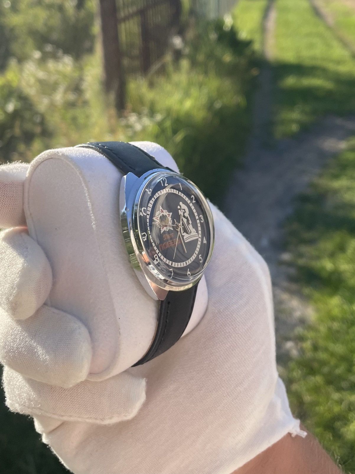Vintage Watch Raketa Mechanical Retro Wristwatch 1990s