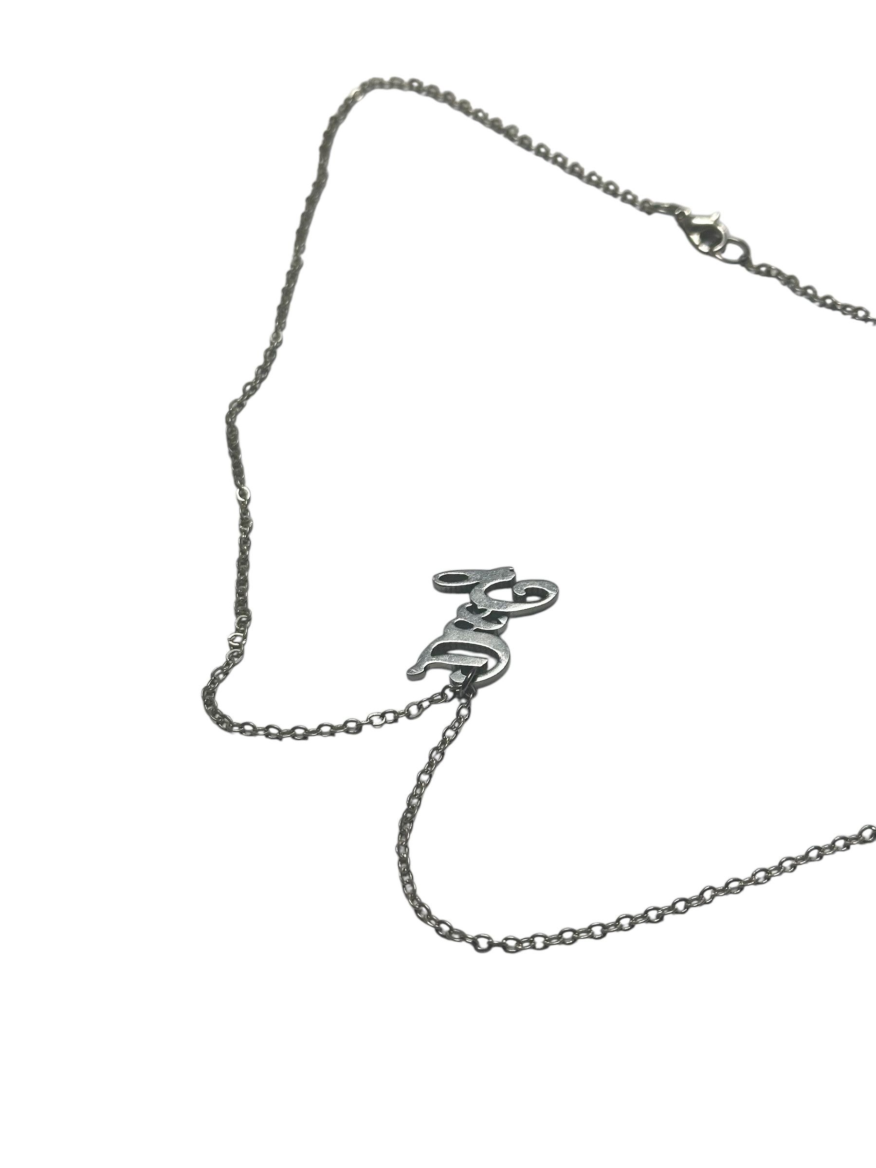 Dolce & Gabbana D&G Dog Tag Double Pendant Necklace Size ONE SIZE - 3 Thumbnail