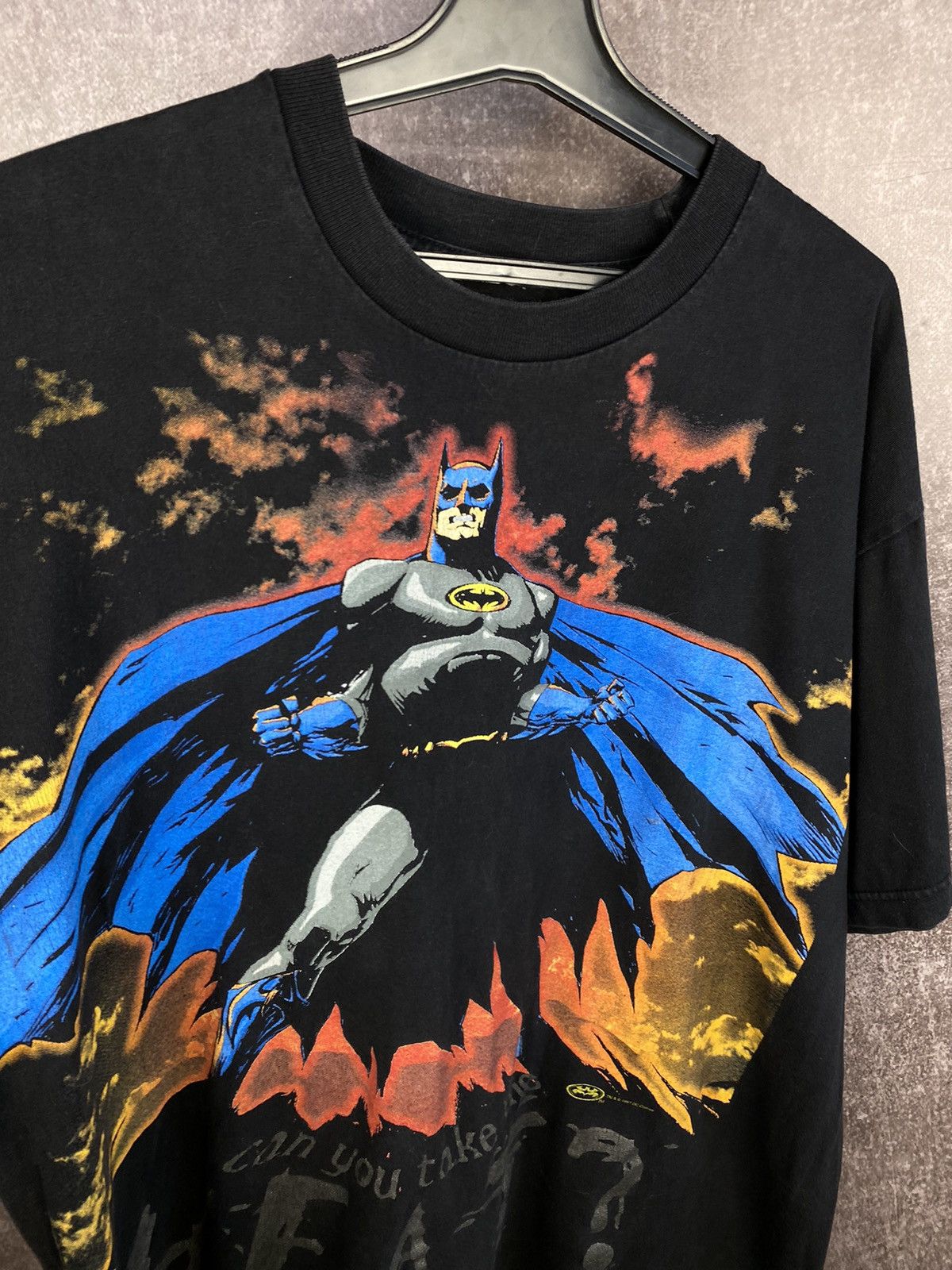 Fruit Of The Loom Vintage 1997 Batman all over print Tee Shirt Size US XL / EU 56 / 4 - 3 Thumbnail
