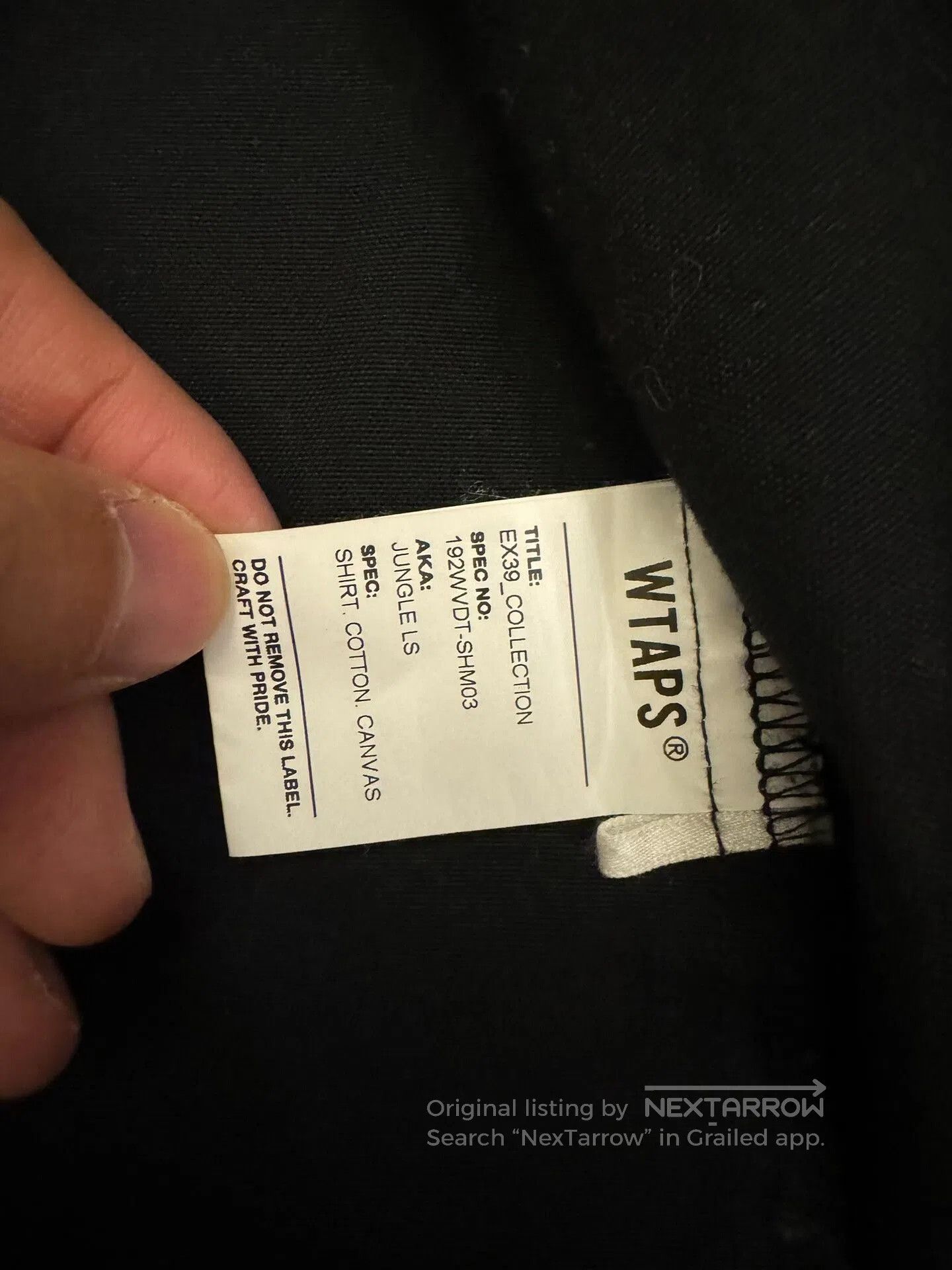 Wtaps Wtaps 19aw Jungle Shirt Jacket Black. Size US S / EU 44-46 / 1 - 4 Thumbnail