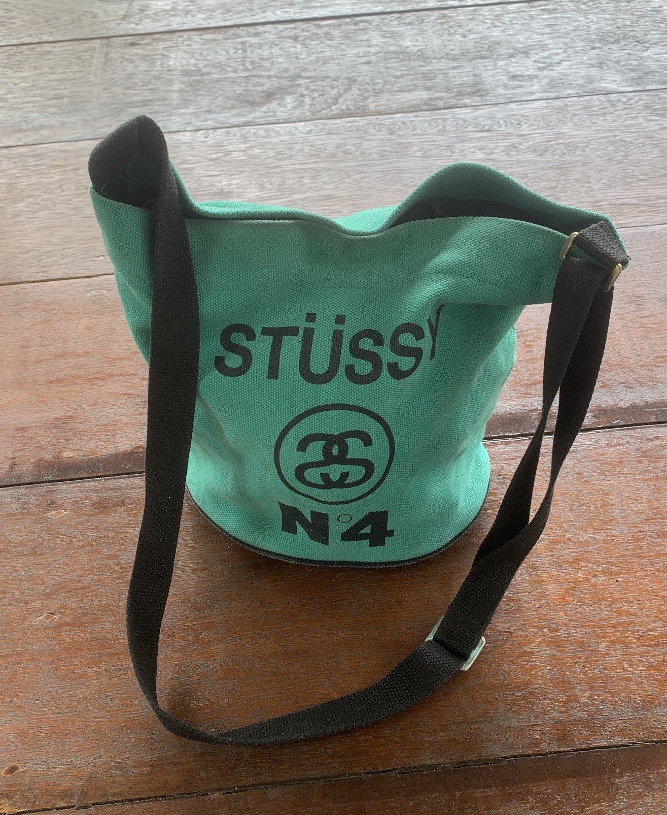Stussy Stussy Japan N4 green bucket sling/shoulder bag Size ONE SIZE - 2 Thumbnail