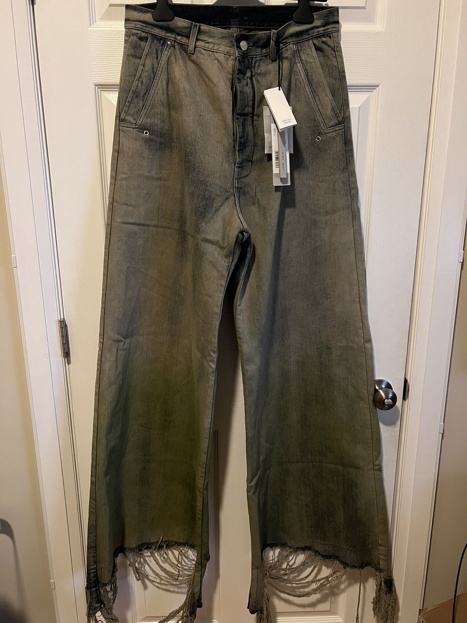 Rick Owens Rick Owens FW23 LUXOR Degrade Denim Bela sz 50 Size US 34 / EU 50 - 1 Thumbnail