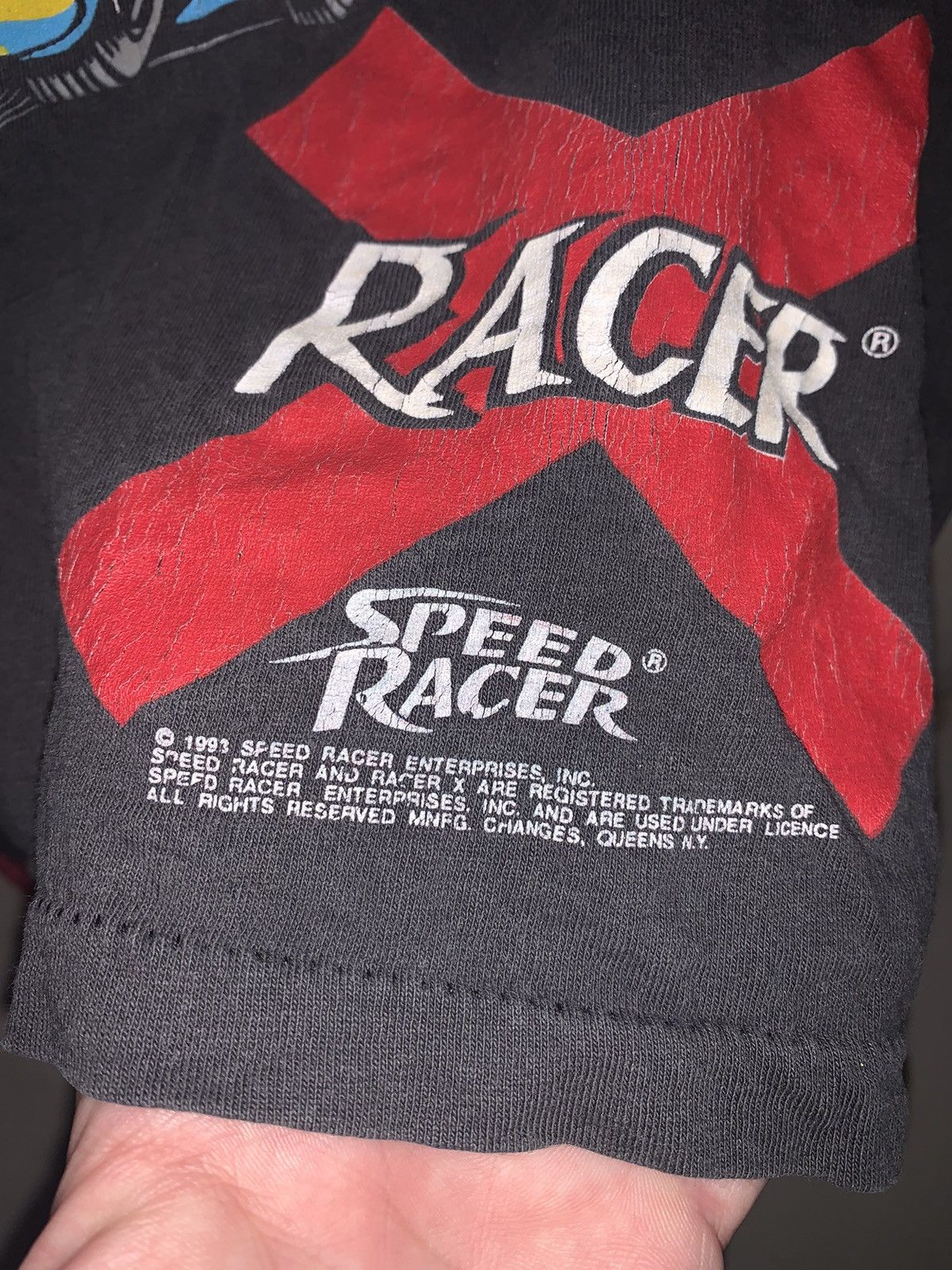 Vintage 1993 AOP Speed Racer Shirt Size US XL / EU 56 / 4 - 3 Thumbnail