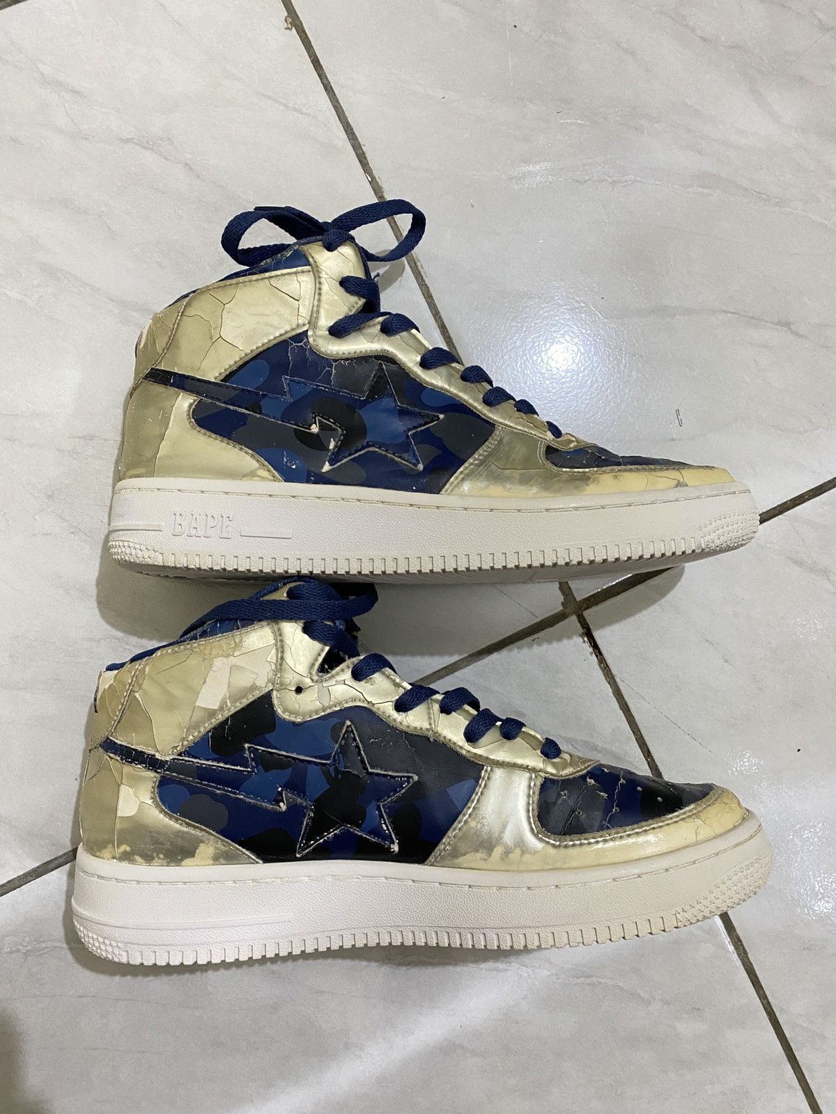 Bape Bapesta Hi Size US 8.5 / EU 41-42 - 3 Thumbnail